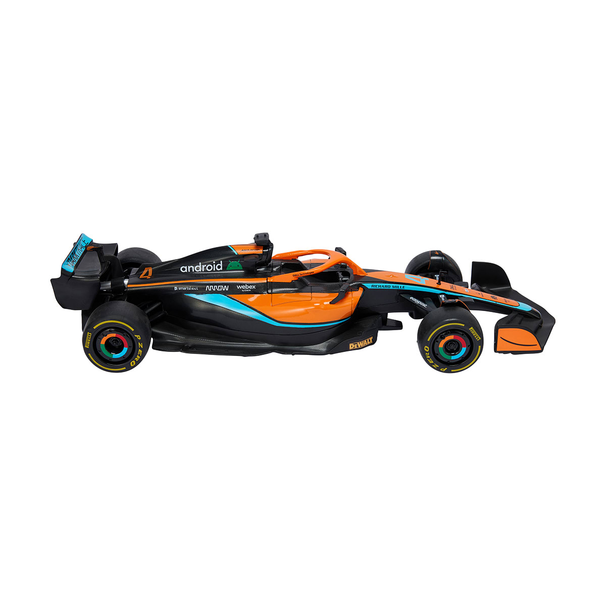 Rastar Ferrari F1 75 – Auto Radiocomandata Scala 1:18, Modello Ufficiale, Rossa