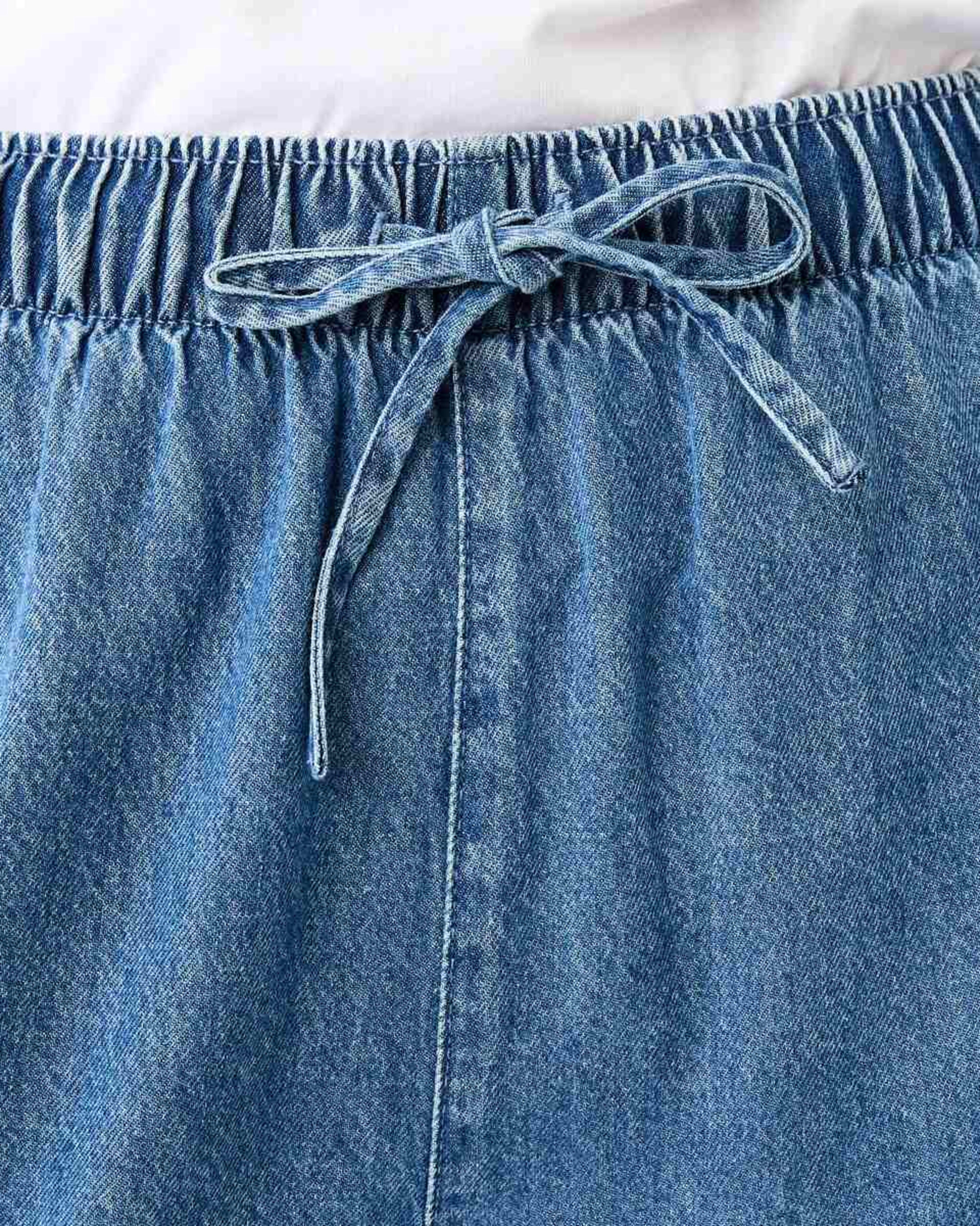 5 Comfort Wide Leg Jeans MID WASH, 5 of 11