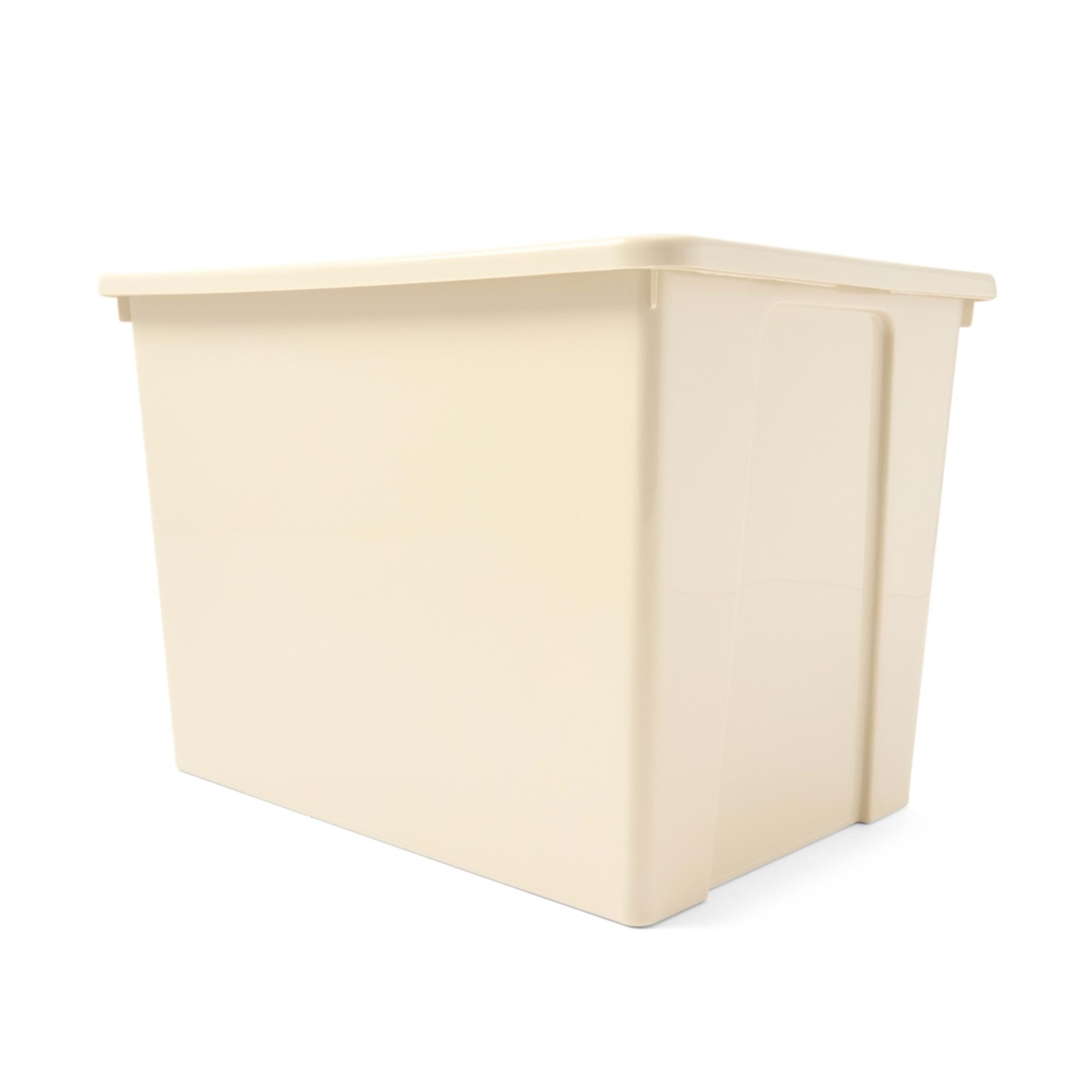 2 3 Pack 20L Storage Boxes - Beige, 2 of 10