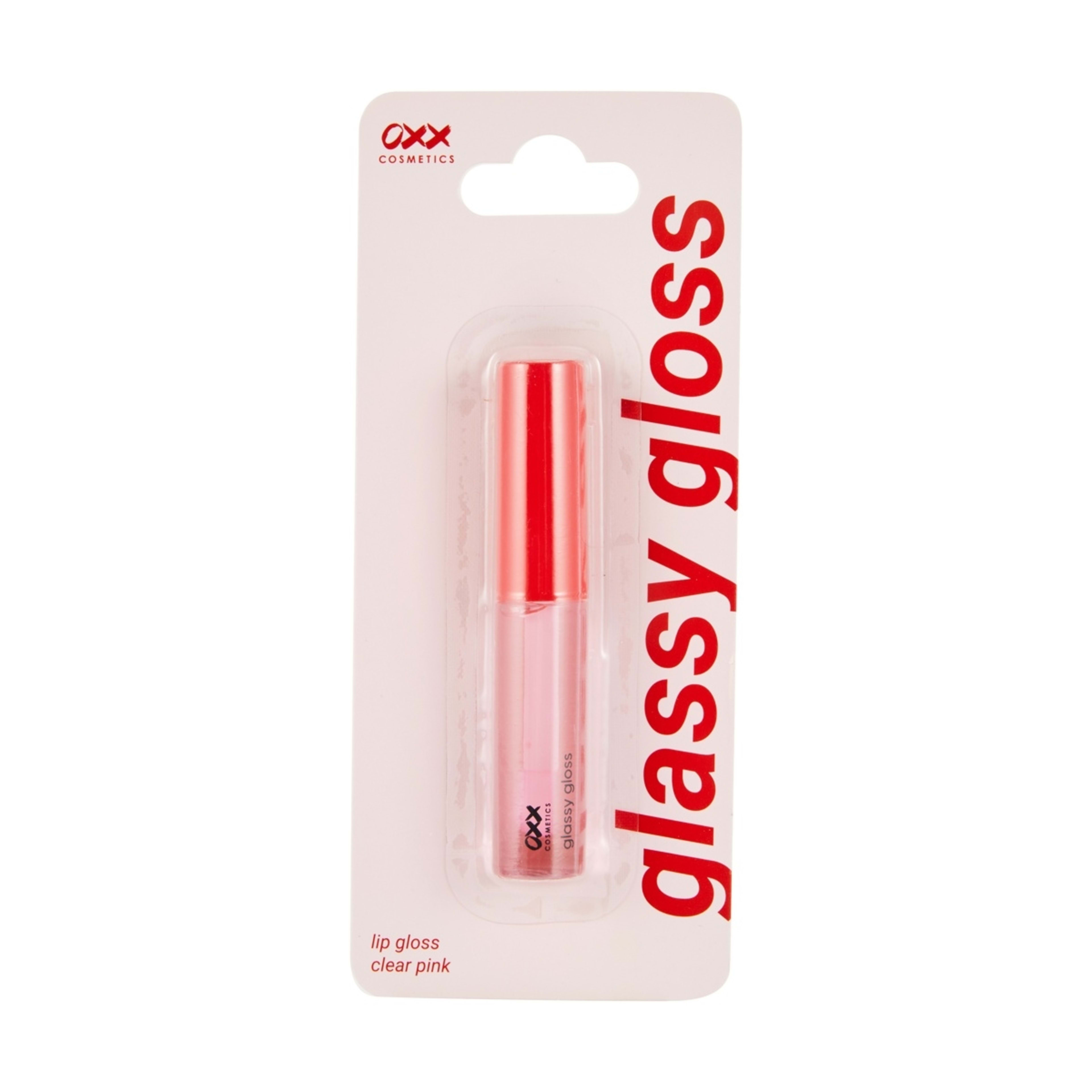 1 OXX Cosmetics Glassy Gloss Lip Gloss - Clear Pink
