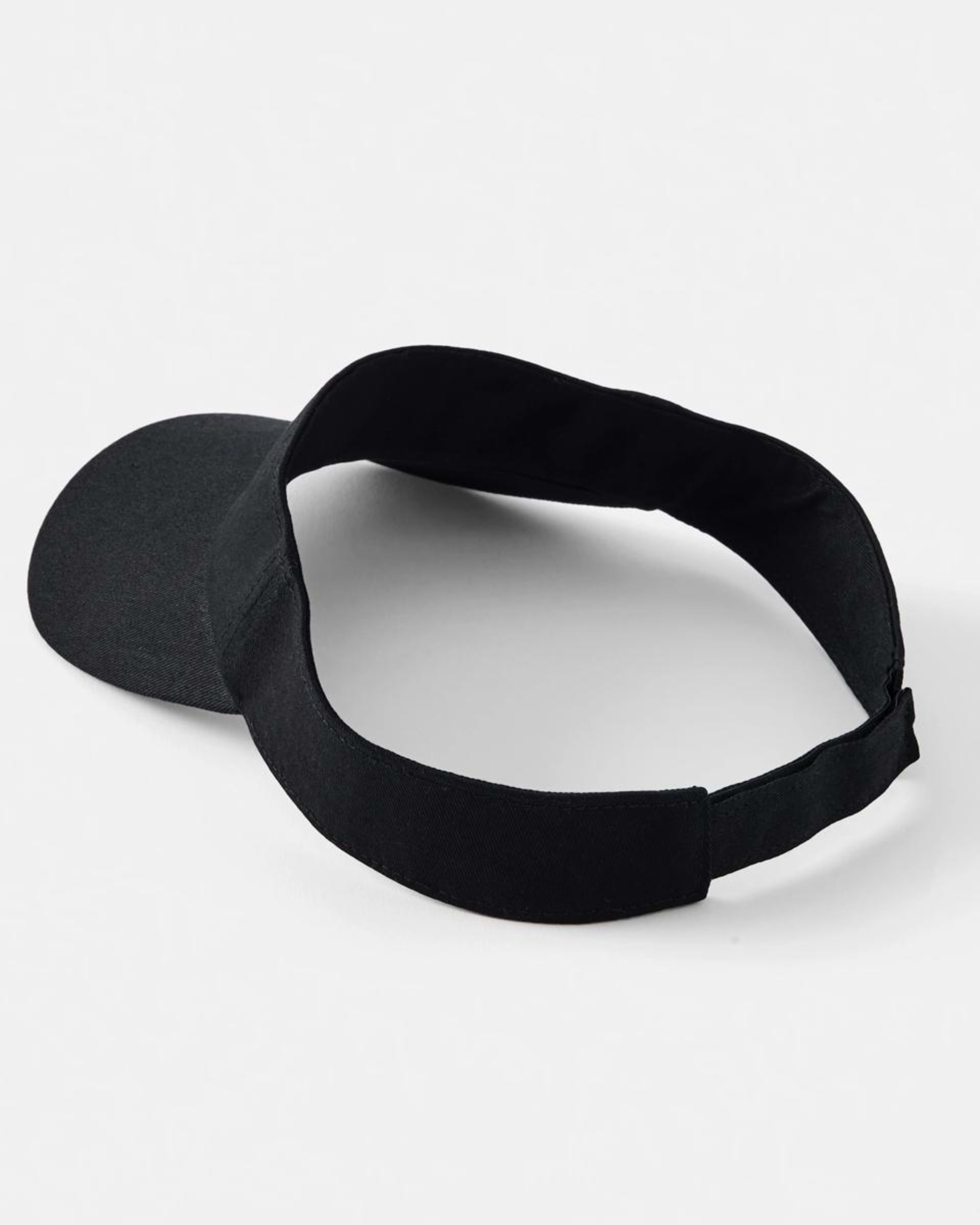 2 Basic Twill Visor BLACK, 2 of 3