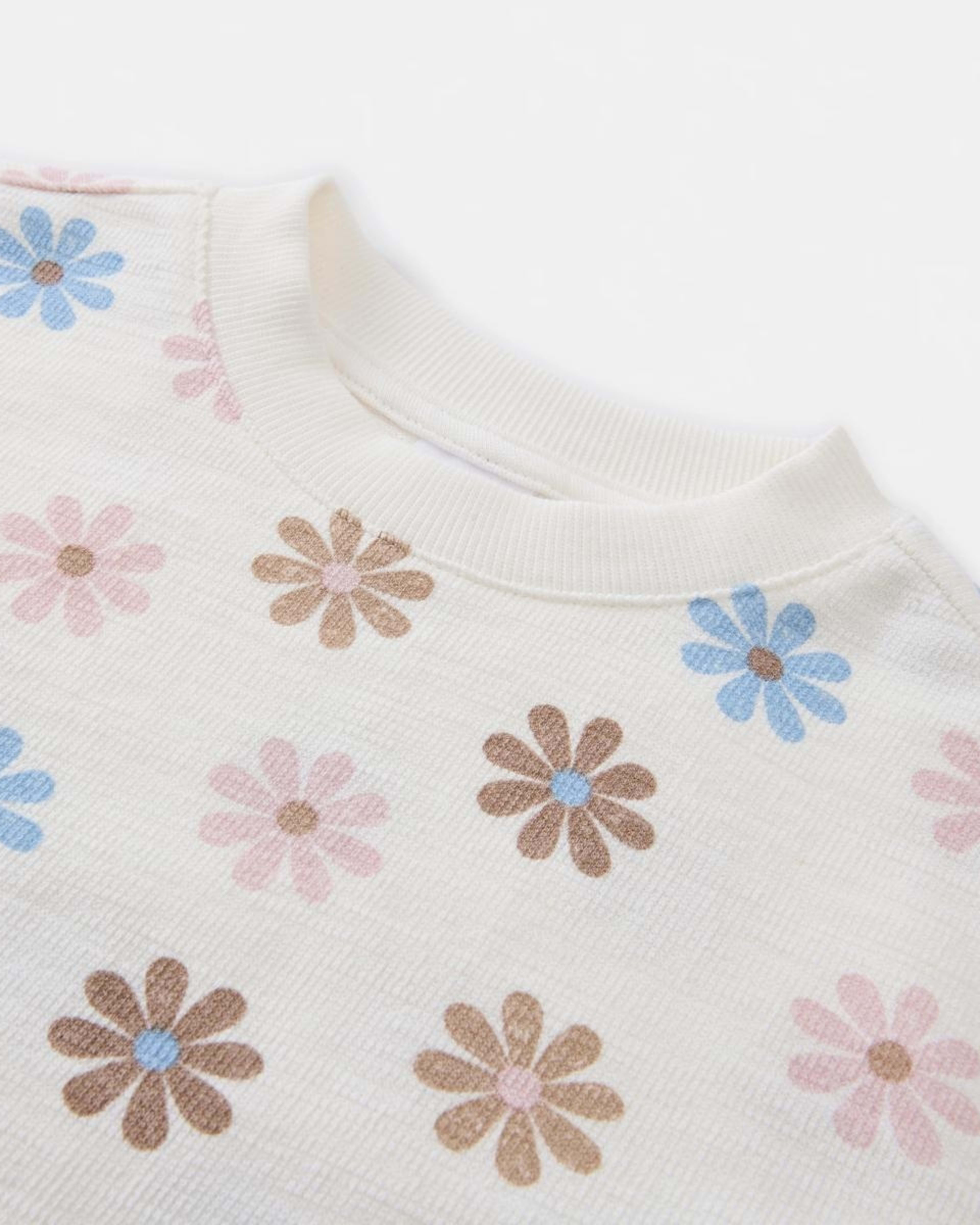 6 Slub Set Wht Daisy, 6 of 6