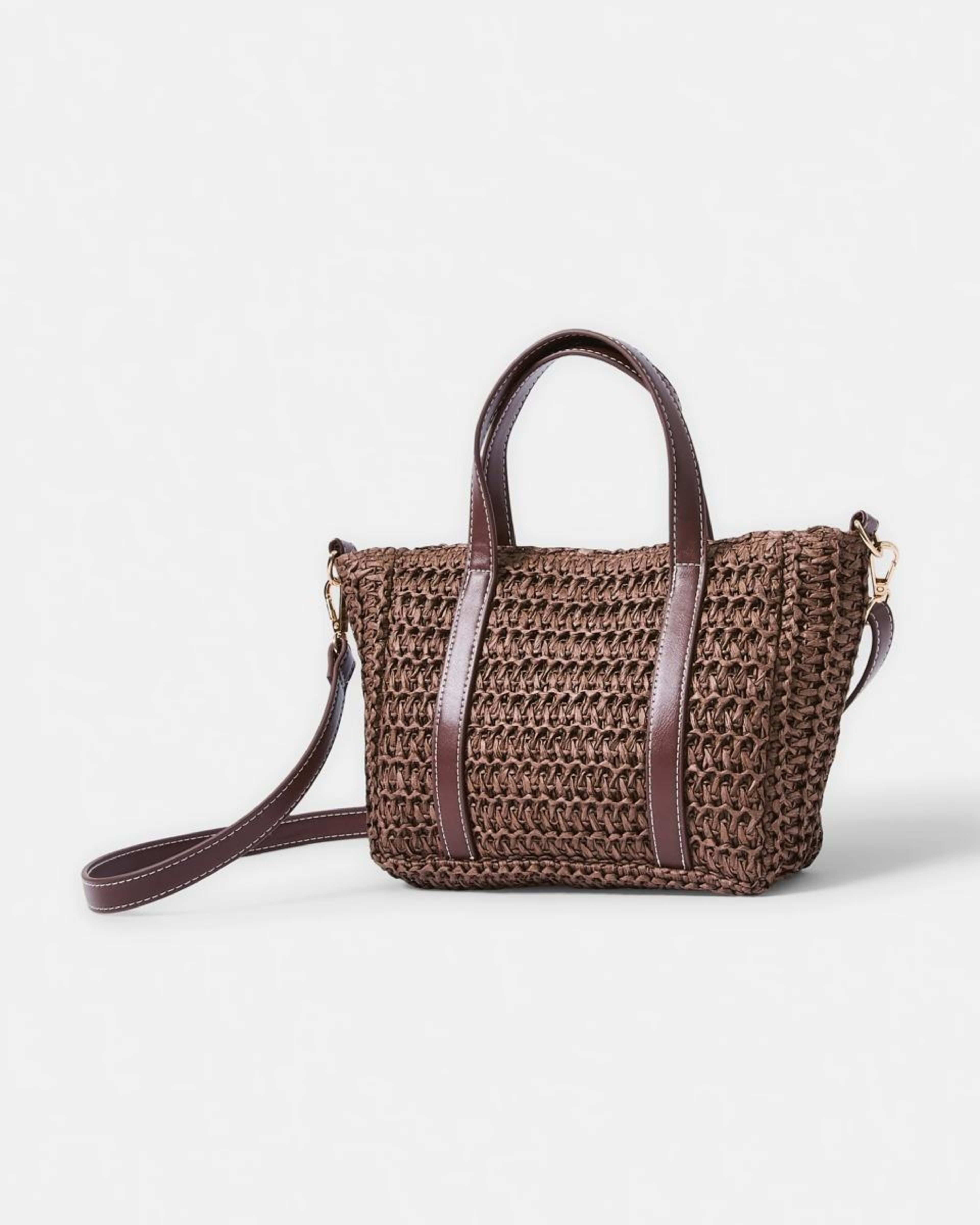 2 Mini Tote Bag Chocolate, 2 of 8