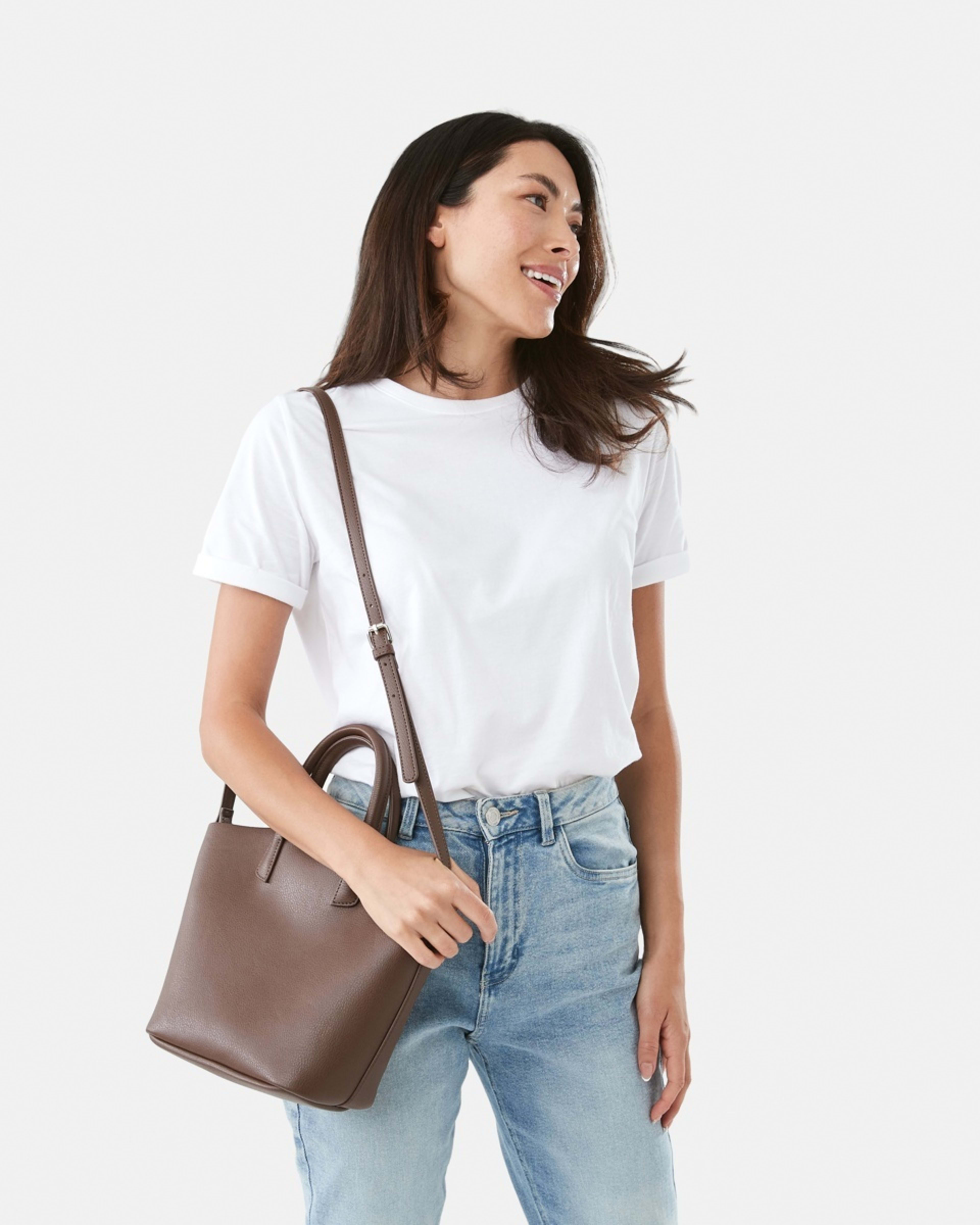 5 Tote Bag Mocha Brwn, 5 of 5