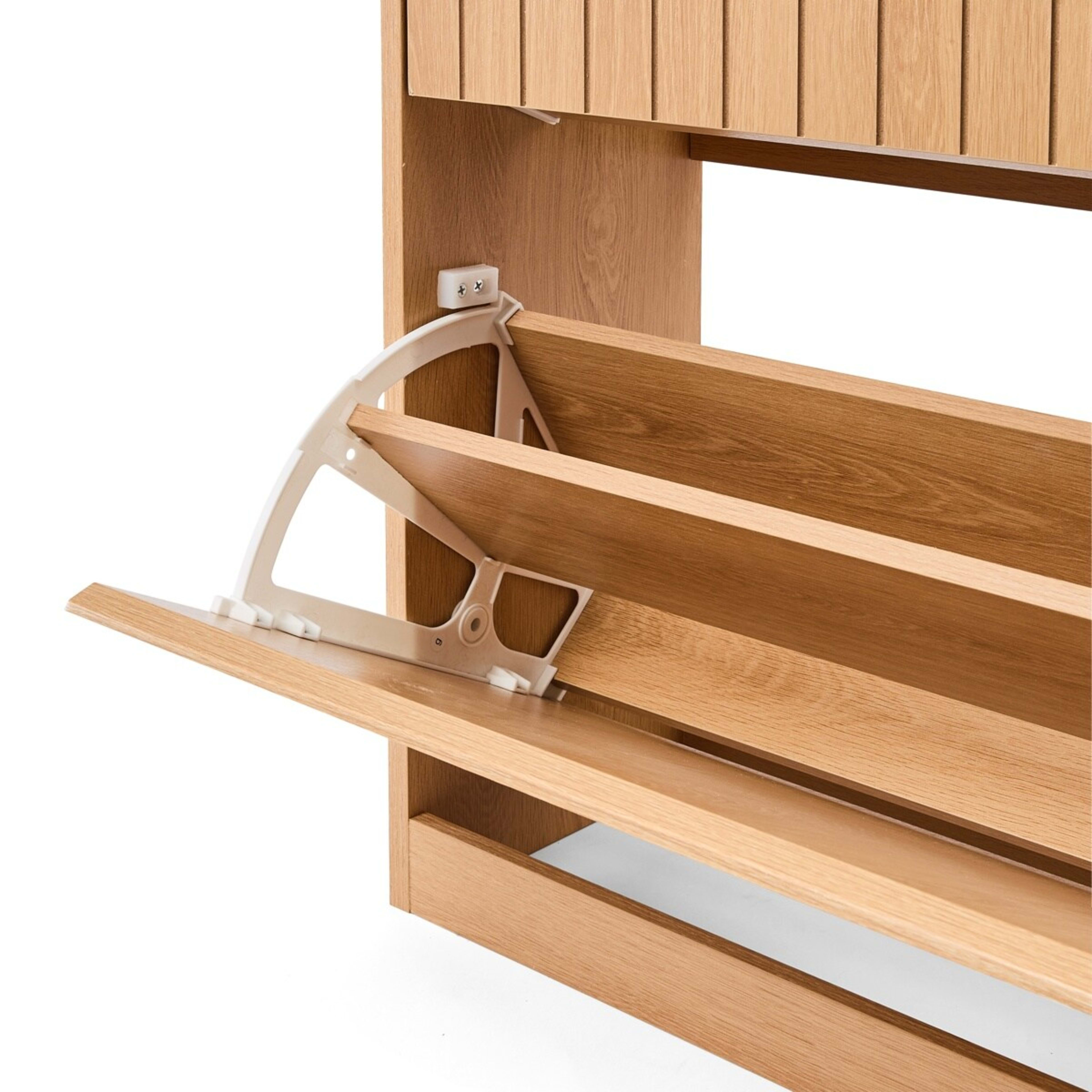 9 Leon 3 Tier Shoe Cabinet, 9 of 9