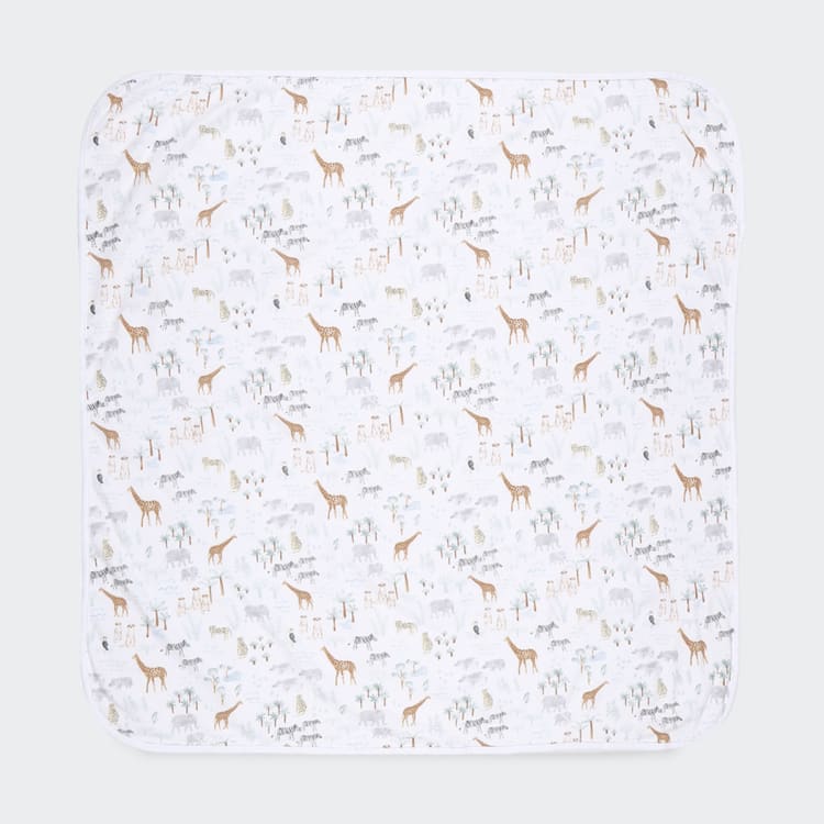 3 Pack Organic Cotton Interlock Wraps Safari Kmart