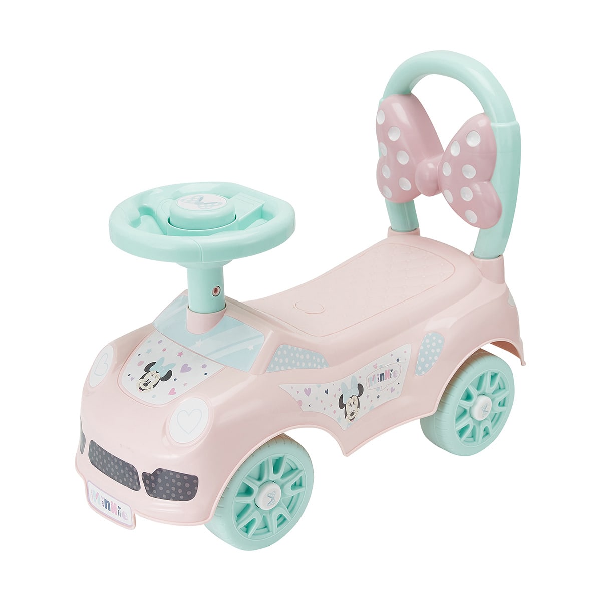 minnie mouse ride along car