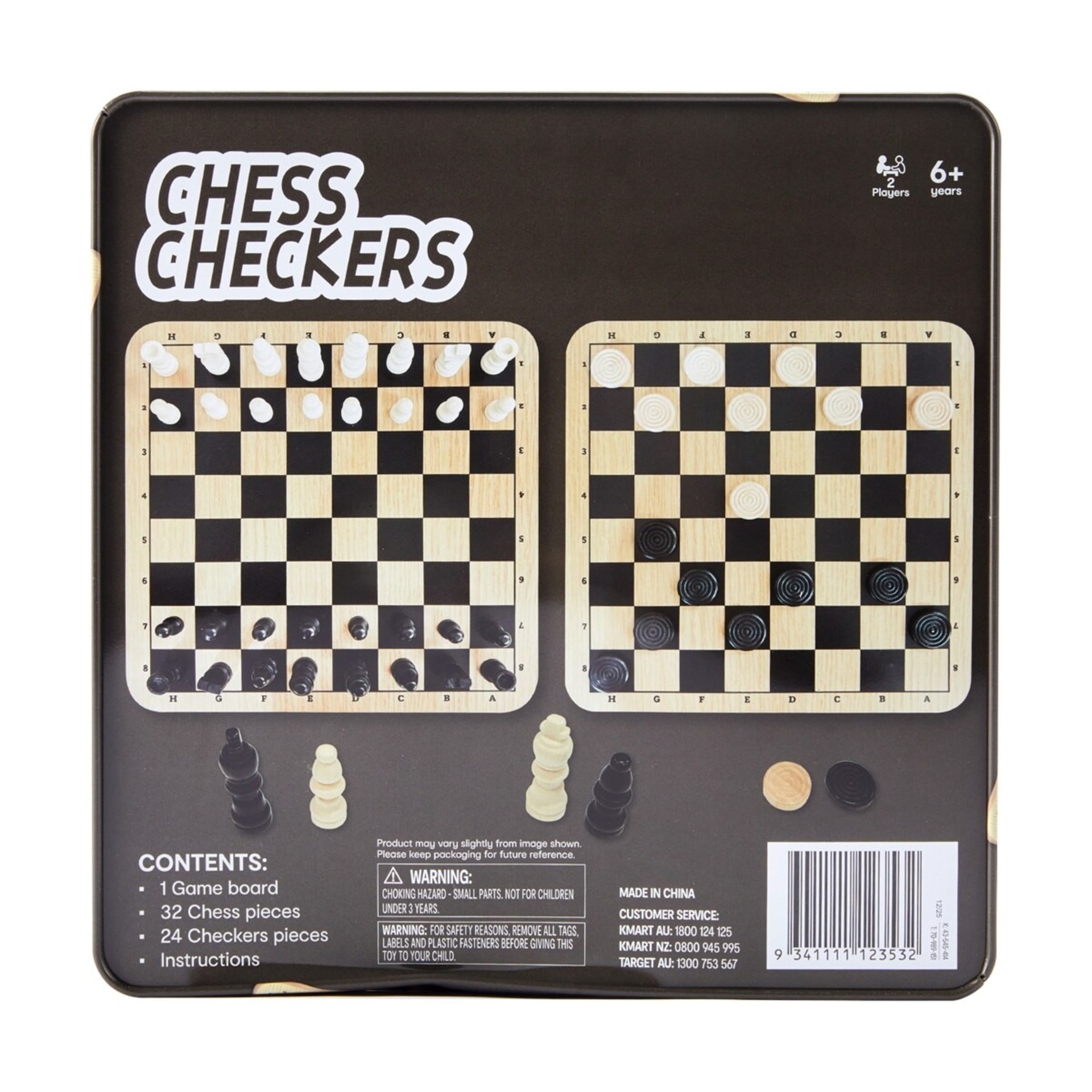 Chess Checkers Game - Kmart