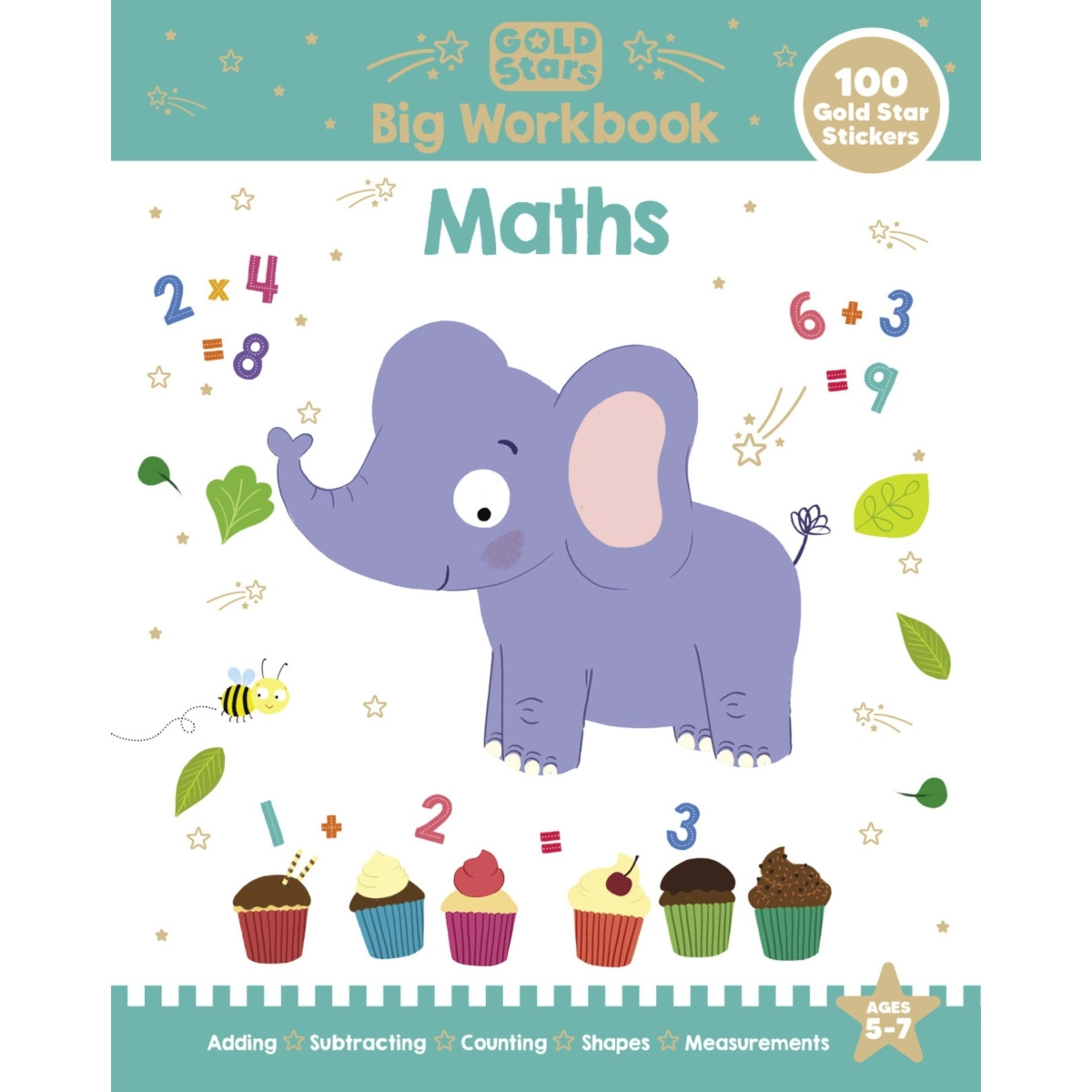 1 Gold Stars Big Workbook: Maths - Book