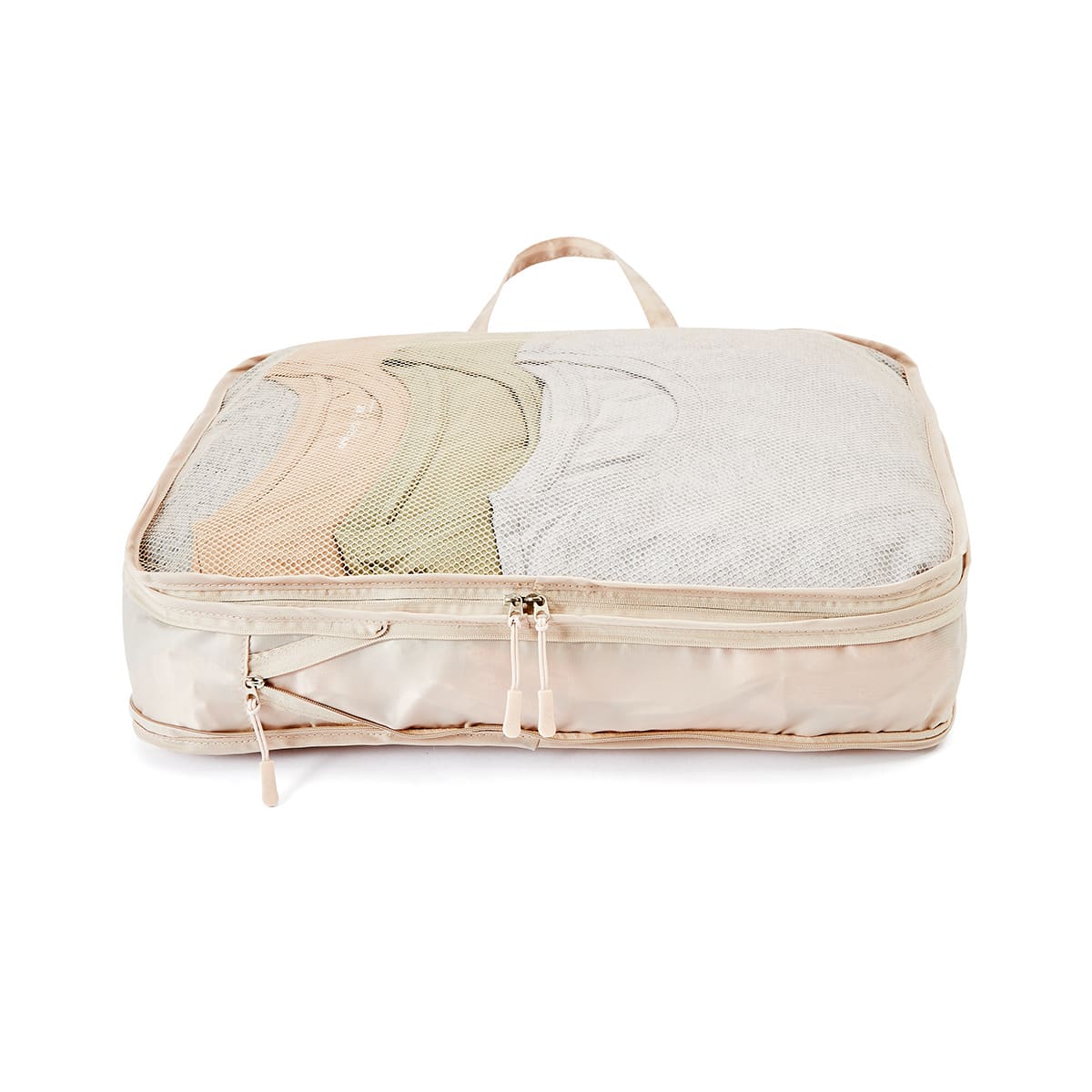 2 Piece Large Compression Packing Cubes Taupe Kmart