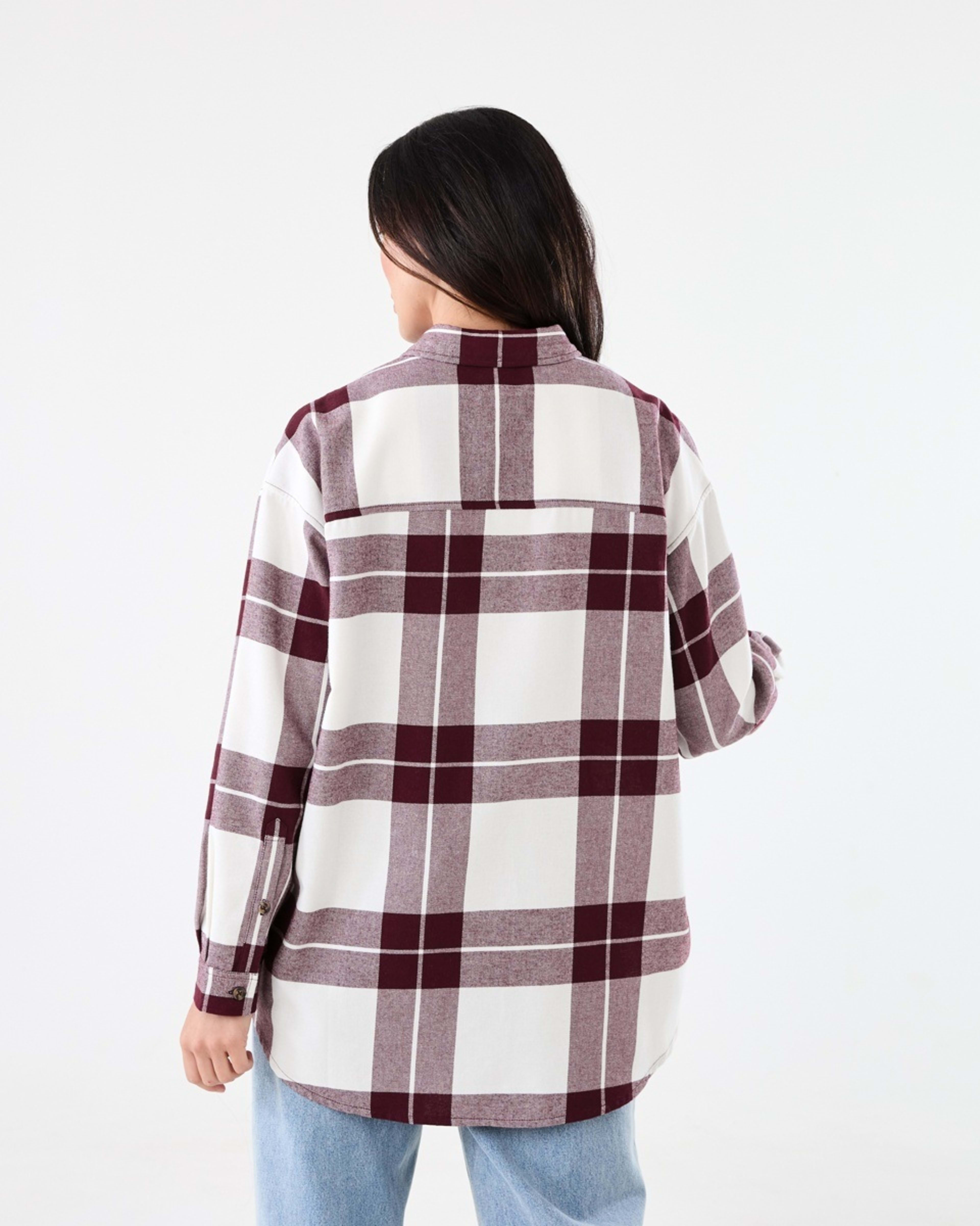 3 Long Sleeve Brushed Check Shirt Abi Check, 3 of 7