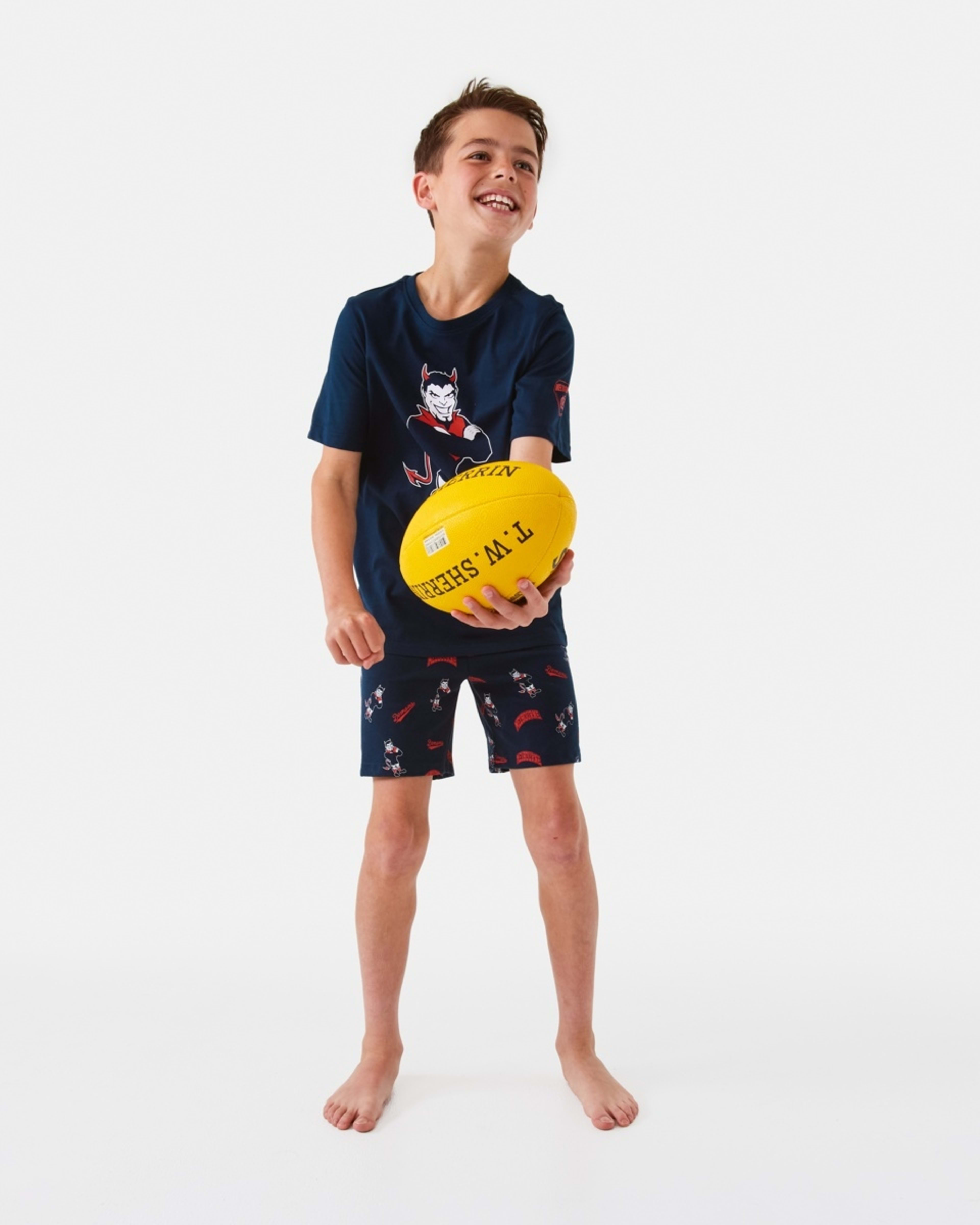 1 Active Kids AFL Pyjama Set Melbourne, 1 of 10
