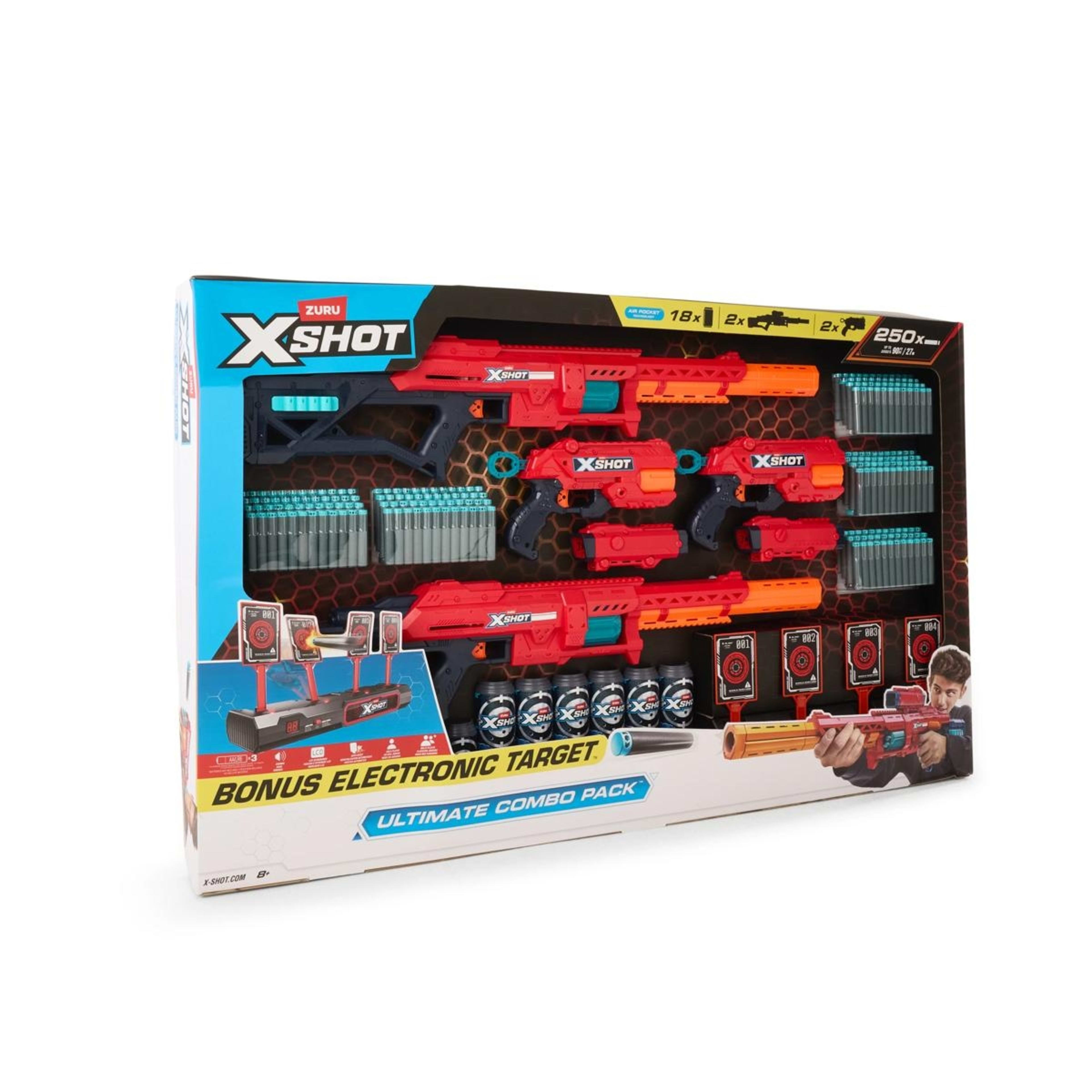 4 Zuru X-Shot Excel Ultimate Combo Pack with Bonus Electronic Target, 4 of 7