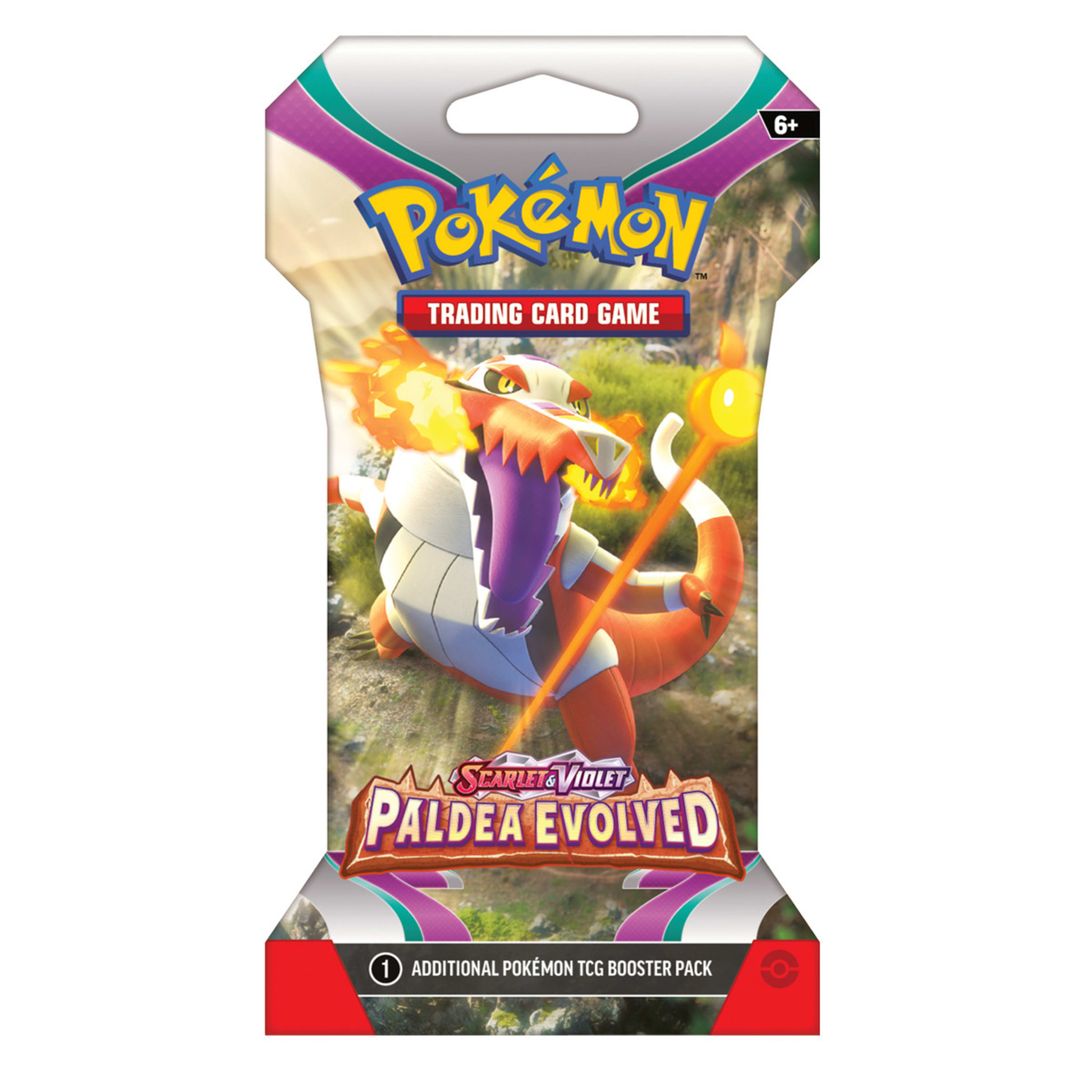 5 Pokemon Trading Card Game: Scarlet & Violet Paldea Evolved Blister Pack - Assorted, 5 of 6