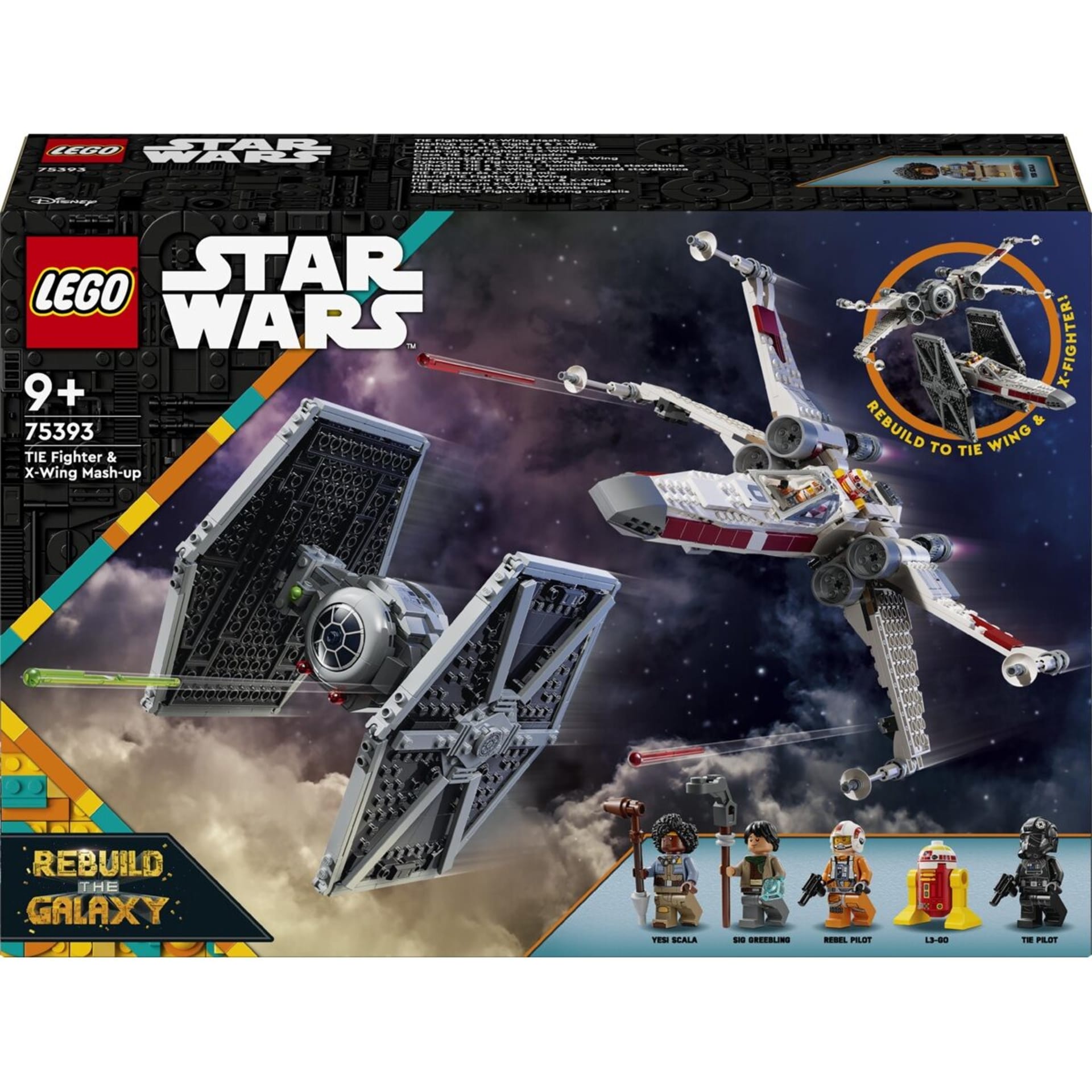 LEGO Star Wars TIE Fighter & X-Wing Mash-up 75393 - Kmart