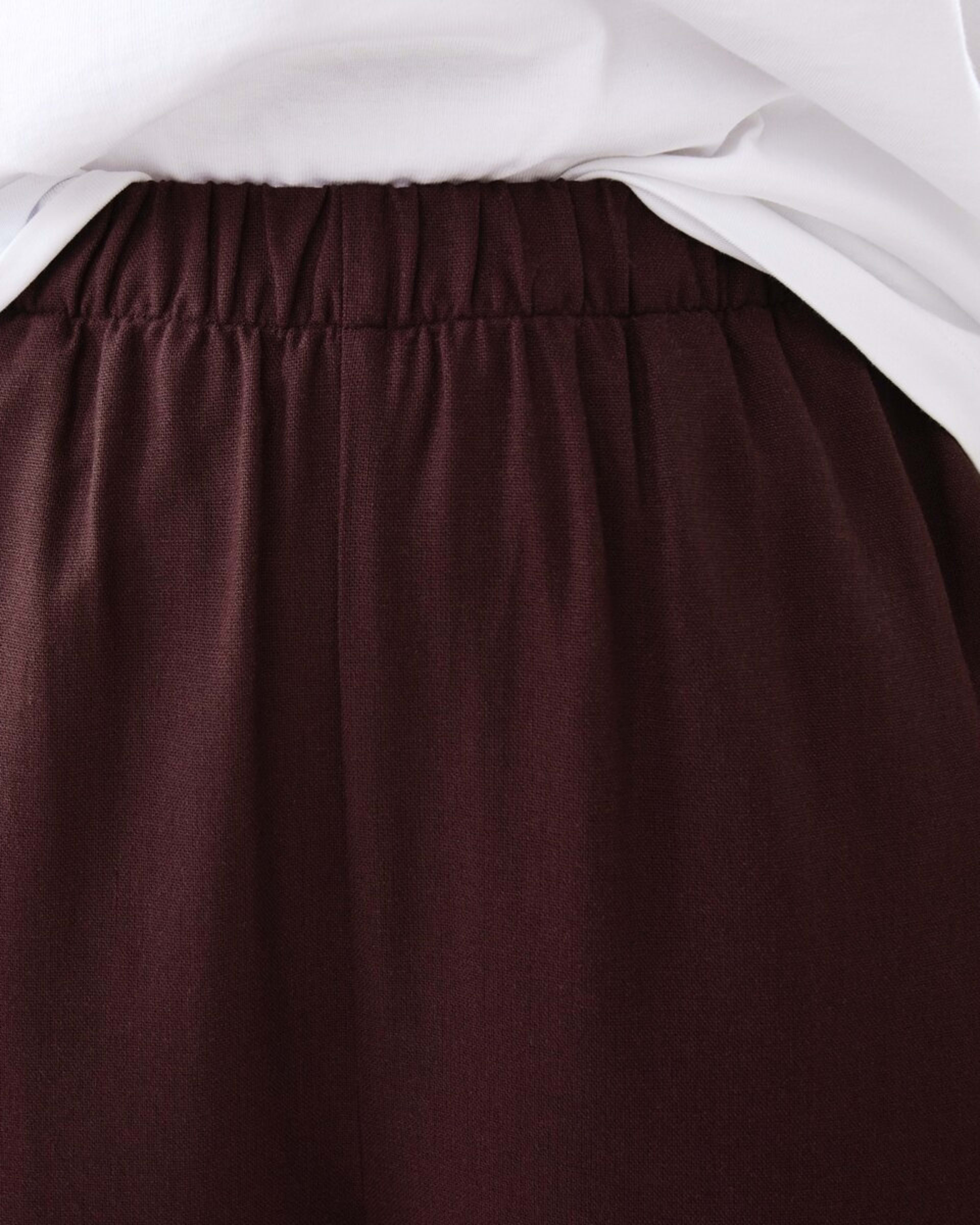 5 Wide Leg Side Tape Pants WARM MULBERRY, 5 of 6