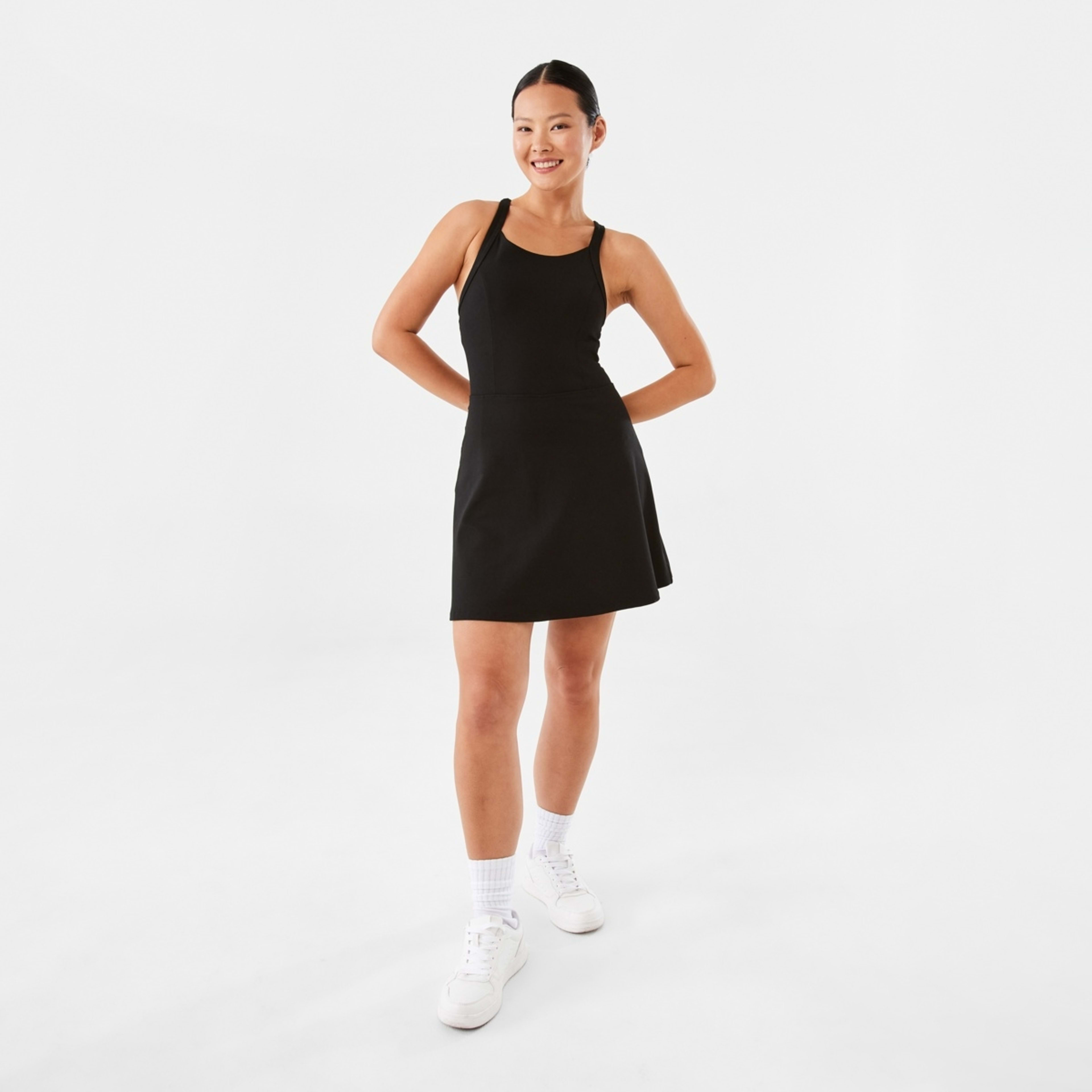 2 Active Womens Tennis Dress Black, 2 of 8