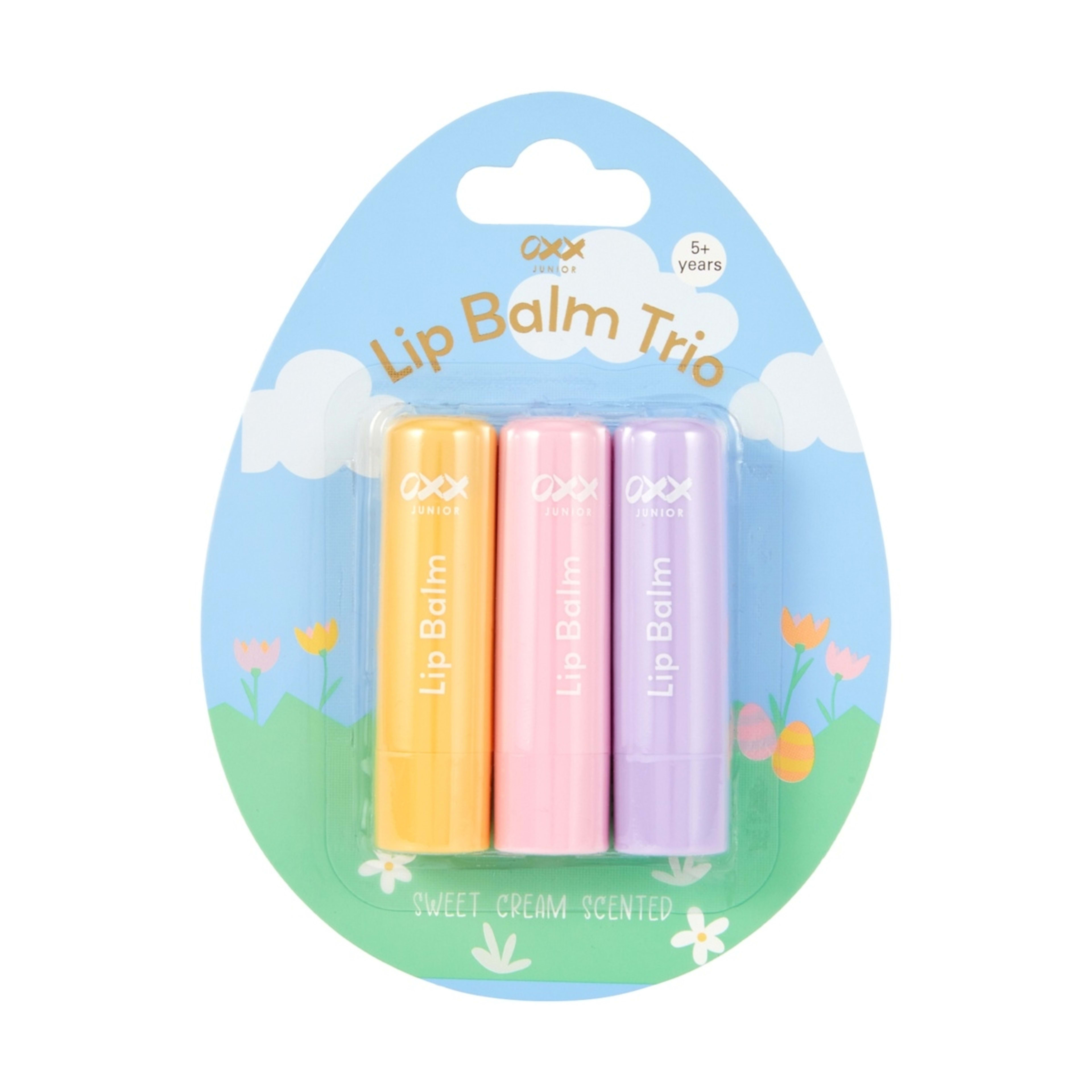 1 OXX Junior Lip Balm Trio - Sweet Cream Scented, 1 of 5