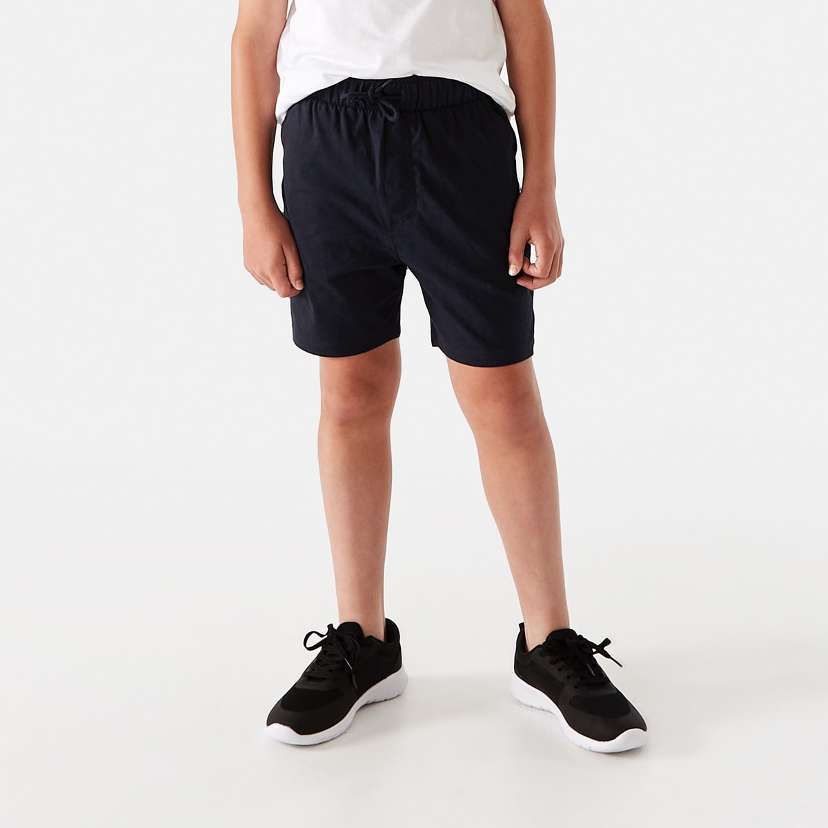 Kmart black shorts best sale