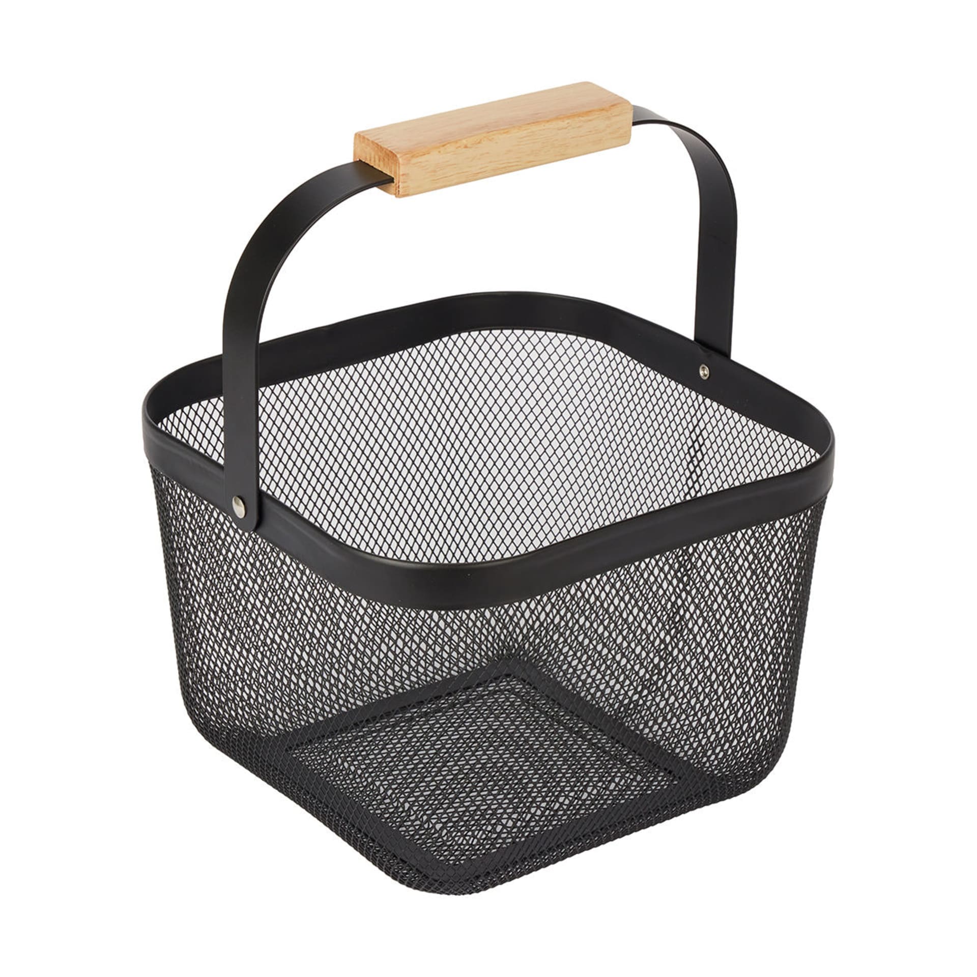 Wire Mesh Basket Black Kmart