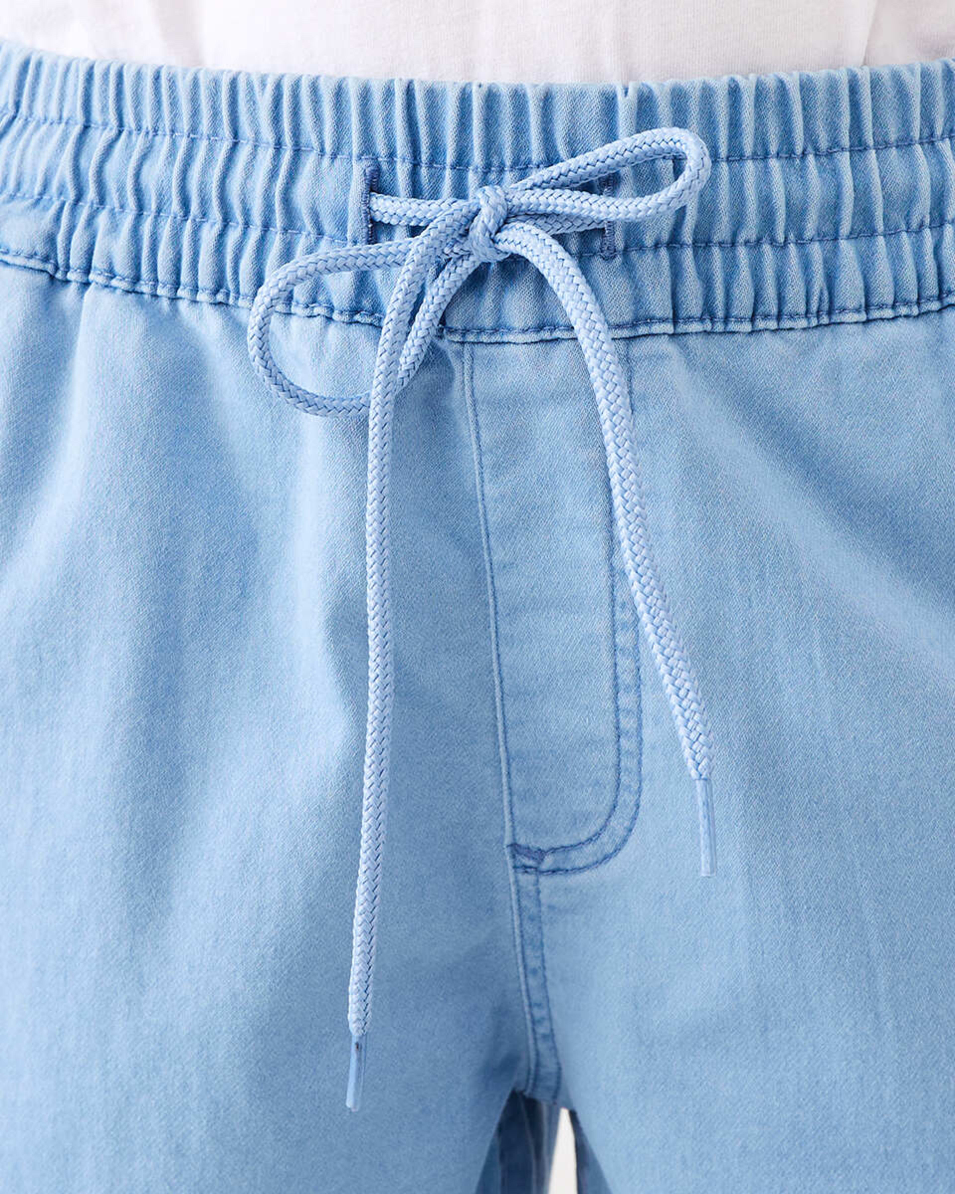 4 Jogger Shorts Light Wash, 4 of 6