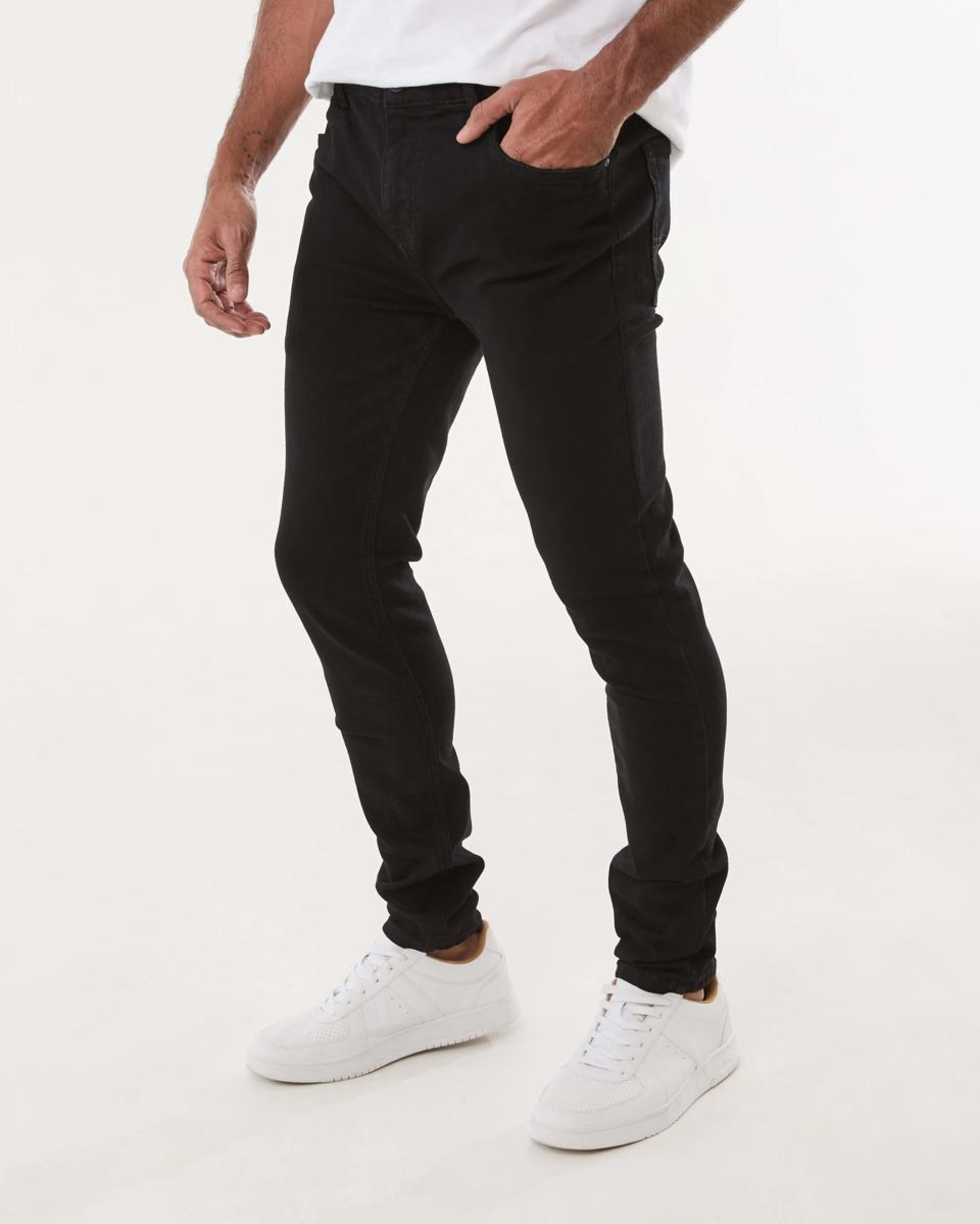 2 Skinny Jeans BLACK WASH, 2 of 5