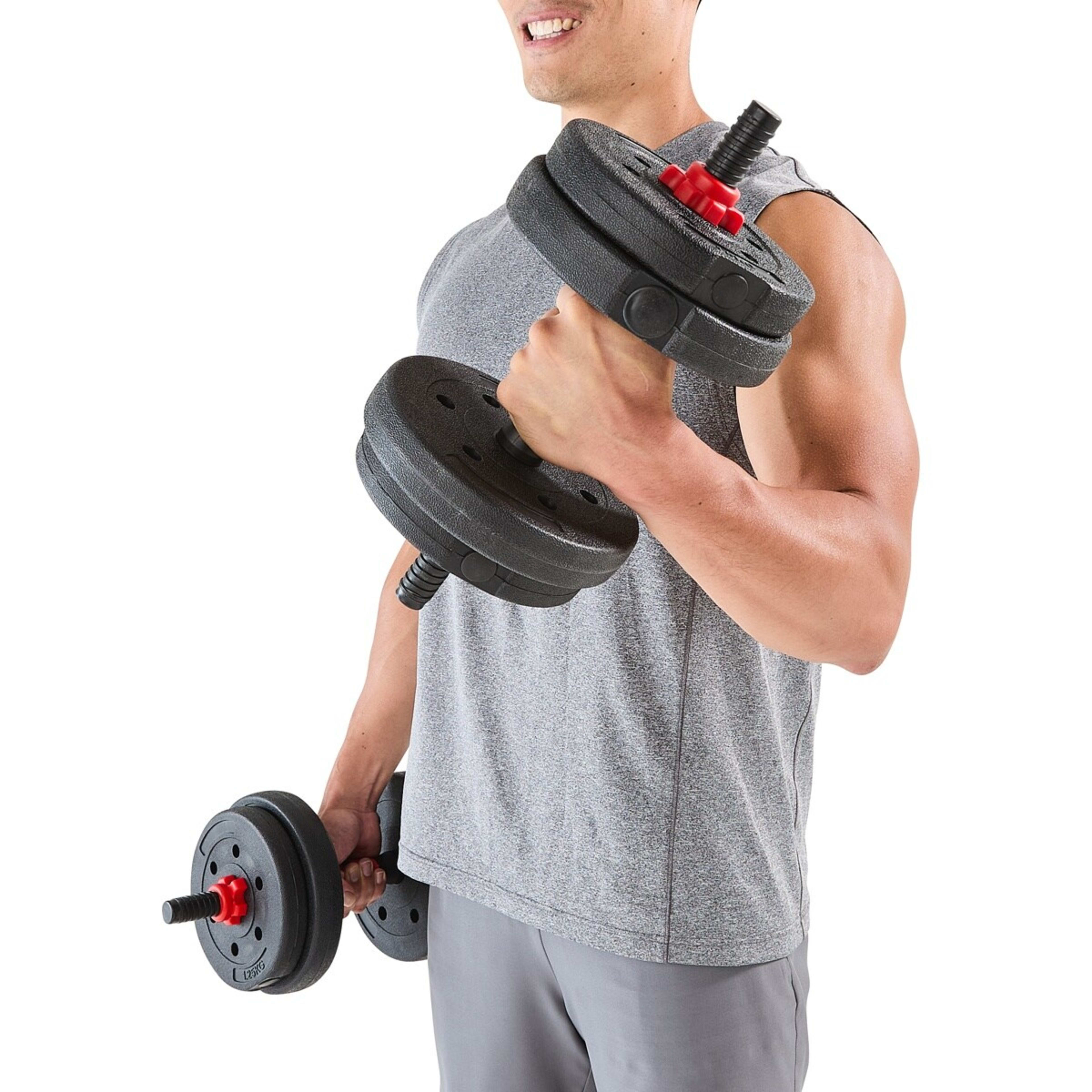 1 3-in-1 Dumbbell Bar Set