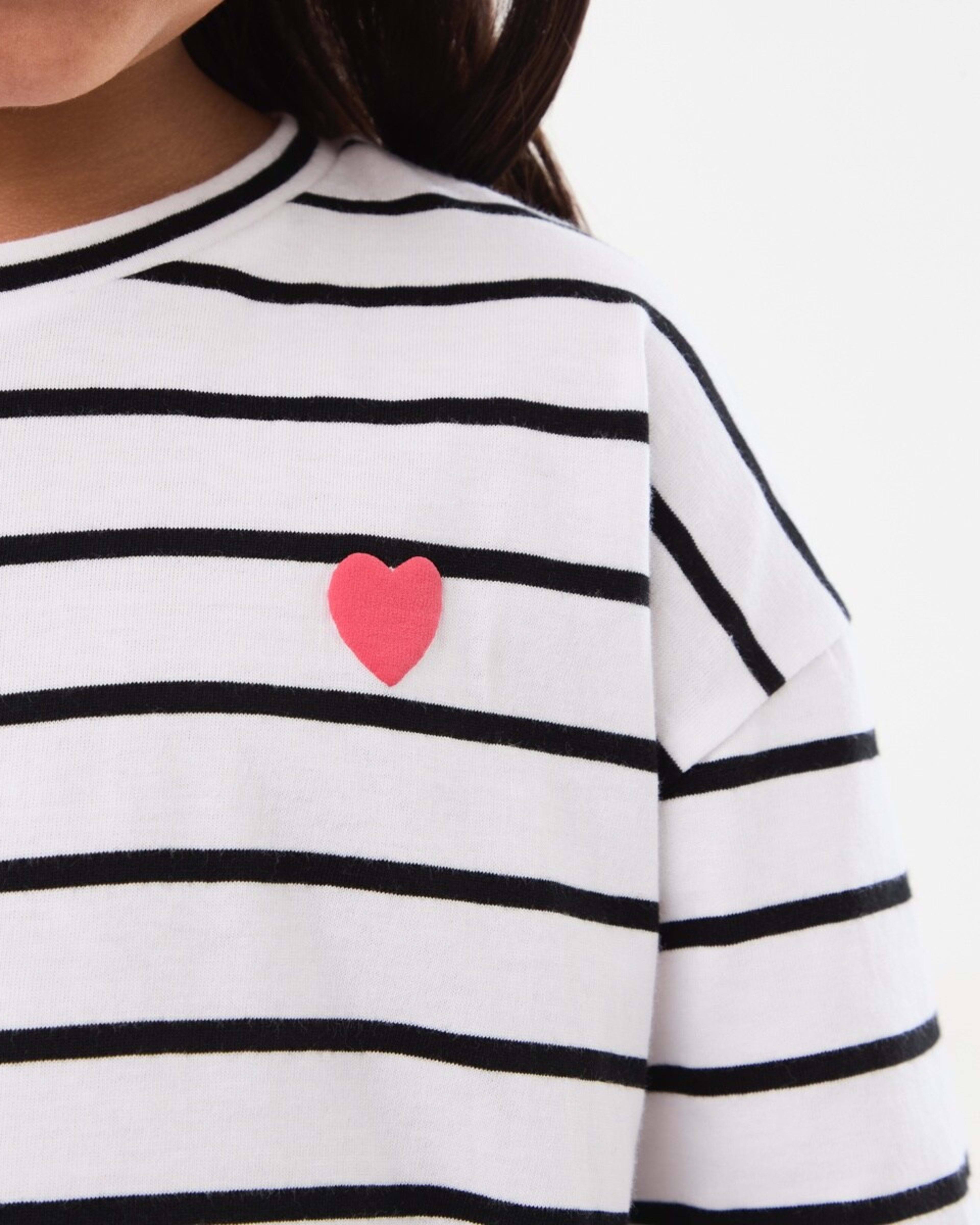4 Short Sleeve Stripe T-shirt Blk Stripe, 4 of 8