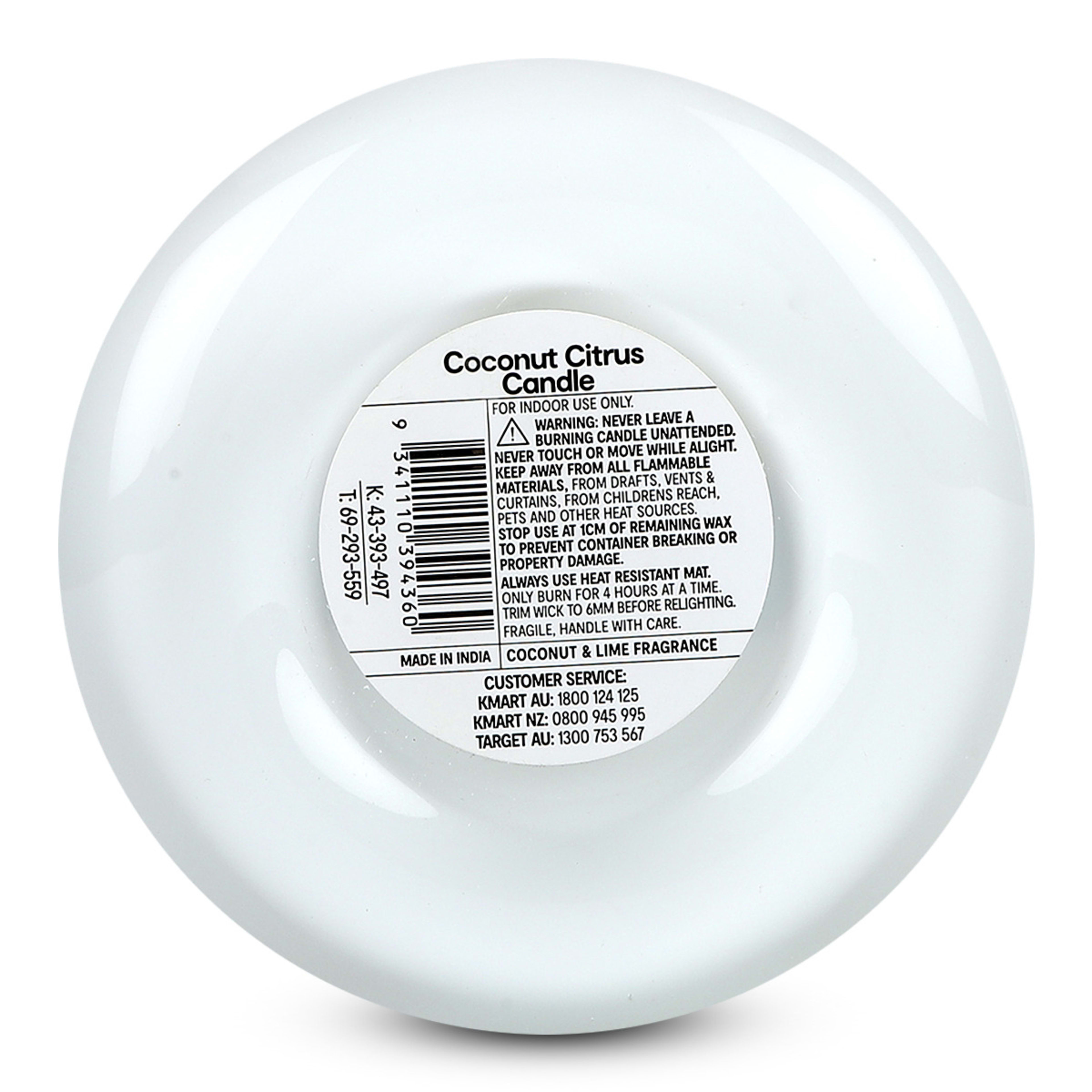 7 Coconut Citrus Scented Candle, 7 of 7