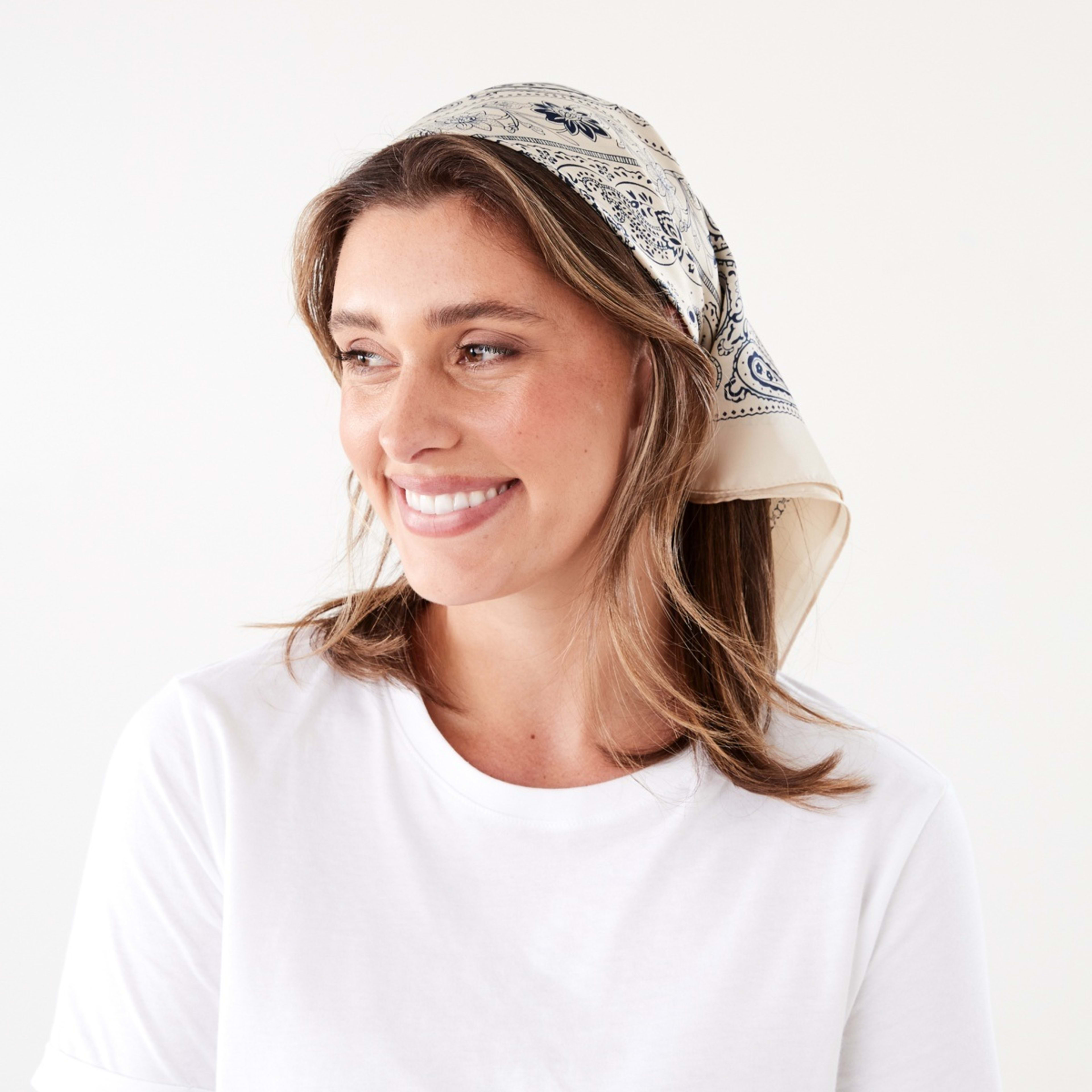 4 Hair Scarf - Boho Tile, 4 of 6