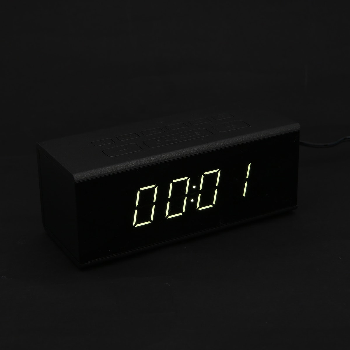 Clock Radio Black Kmart