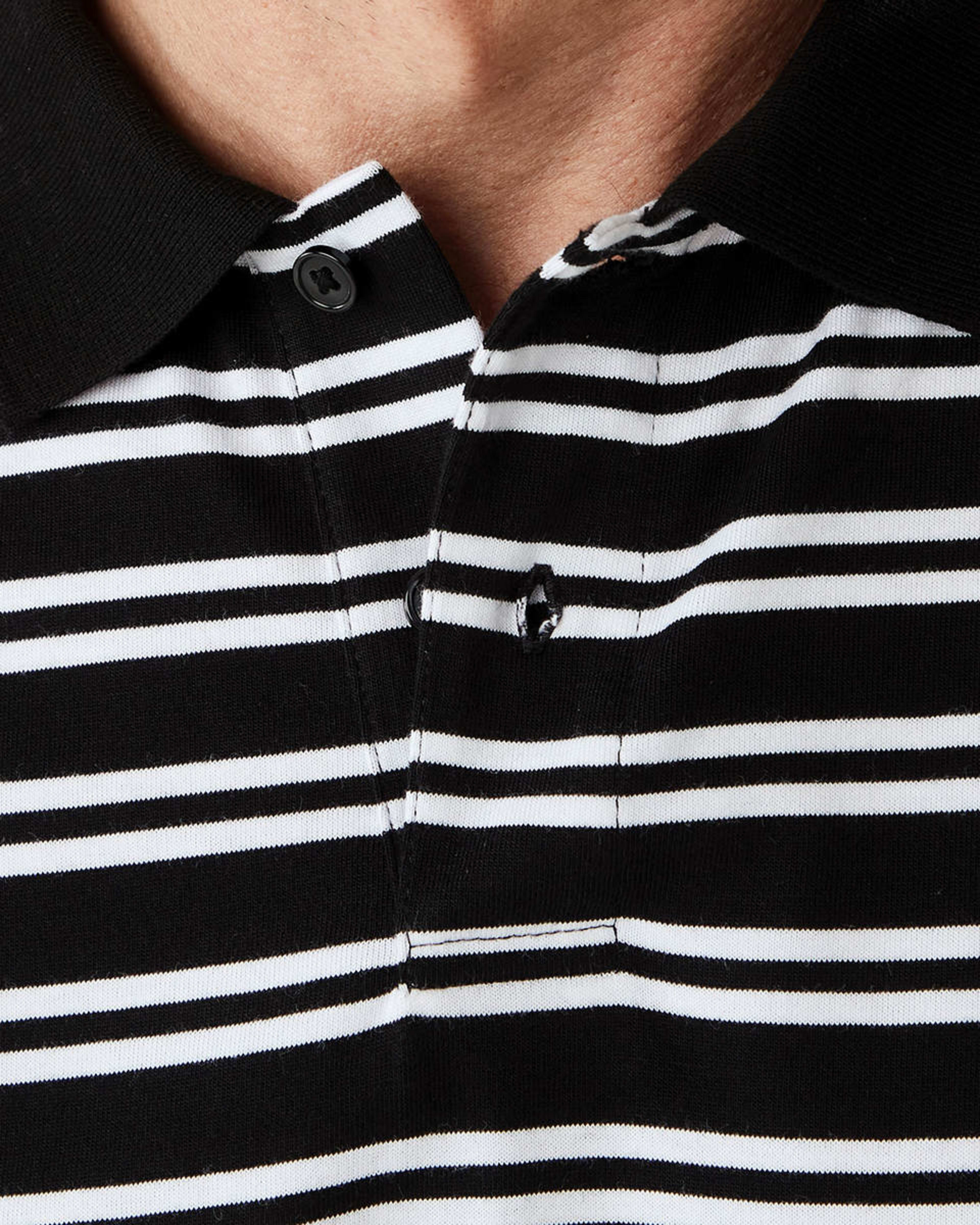 Jersey Stripe Polo Shirt Kmart