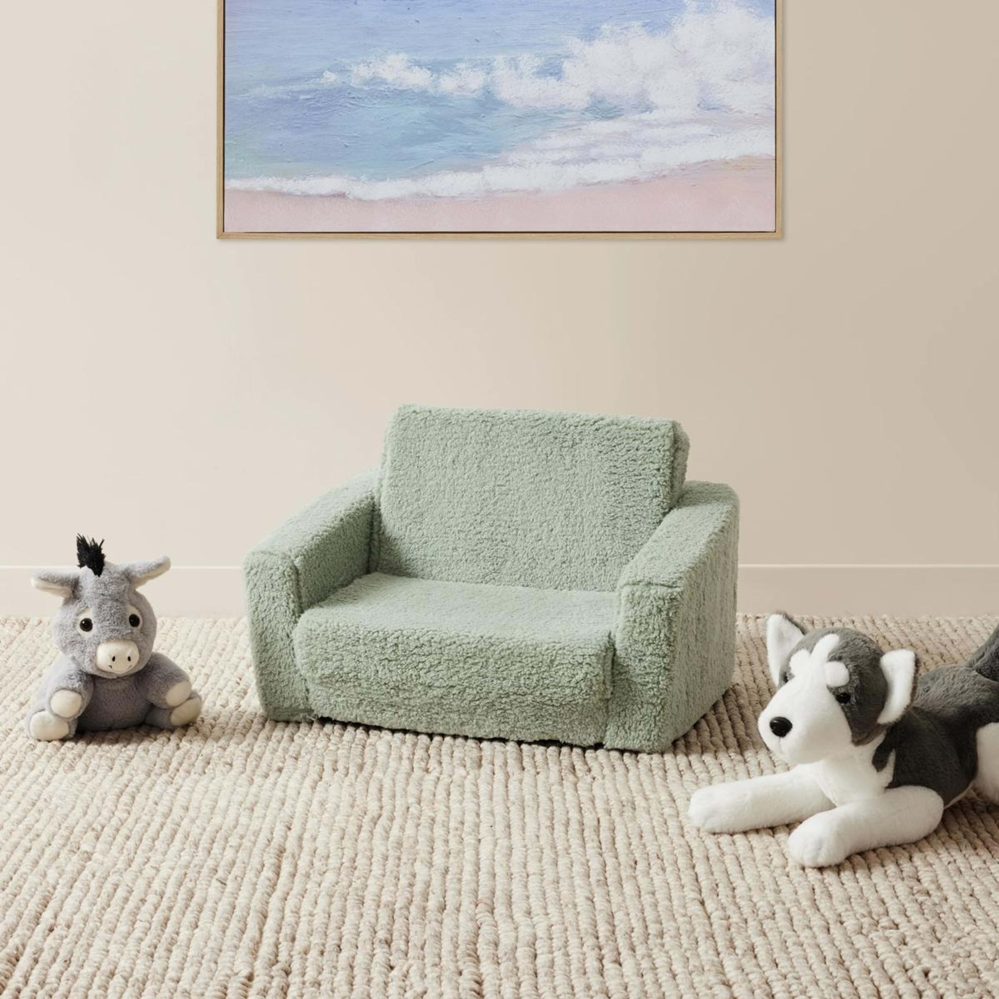 1 Flipout Kids Sofa - Green