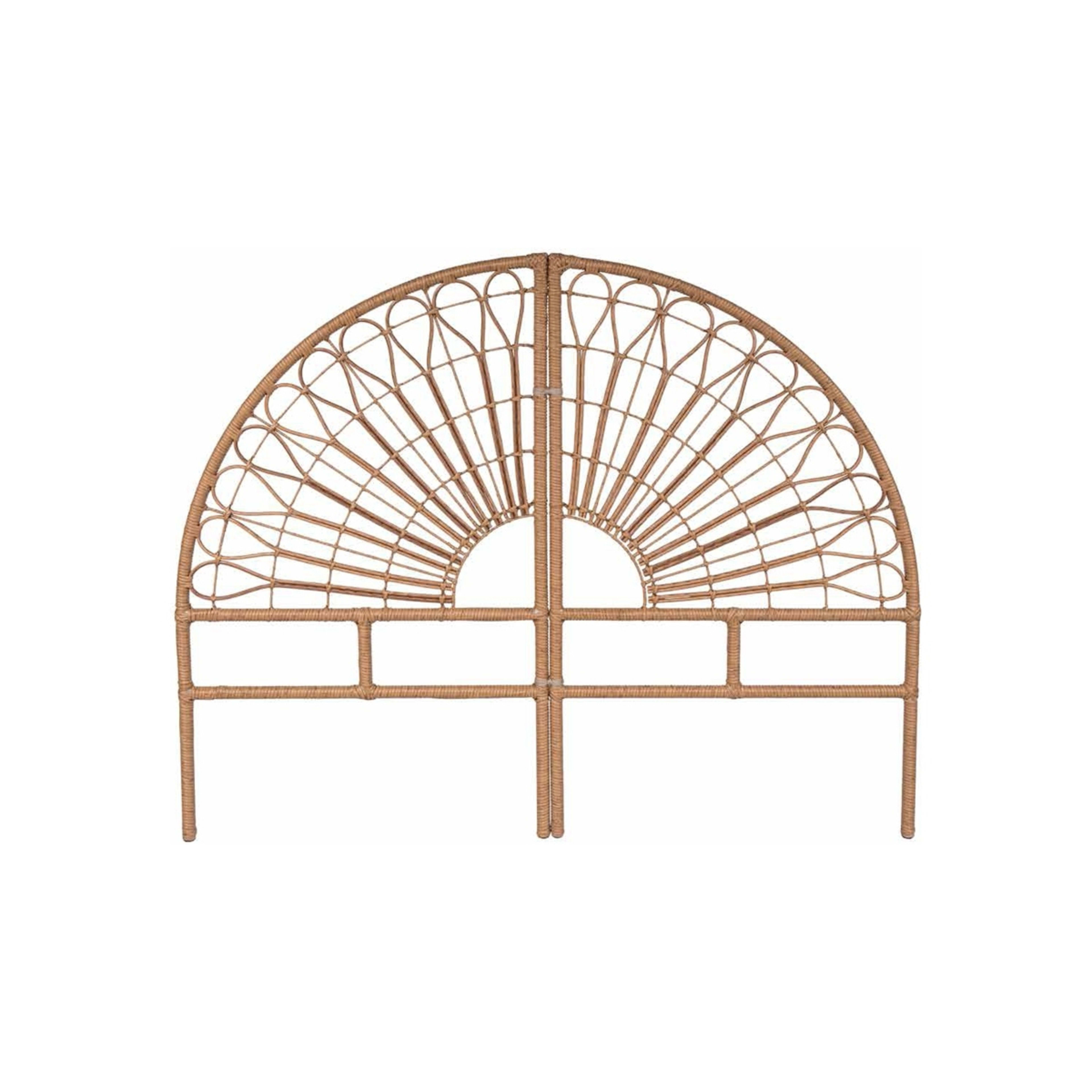 Queen Bed Woven Arch Bedhead Kmart