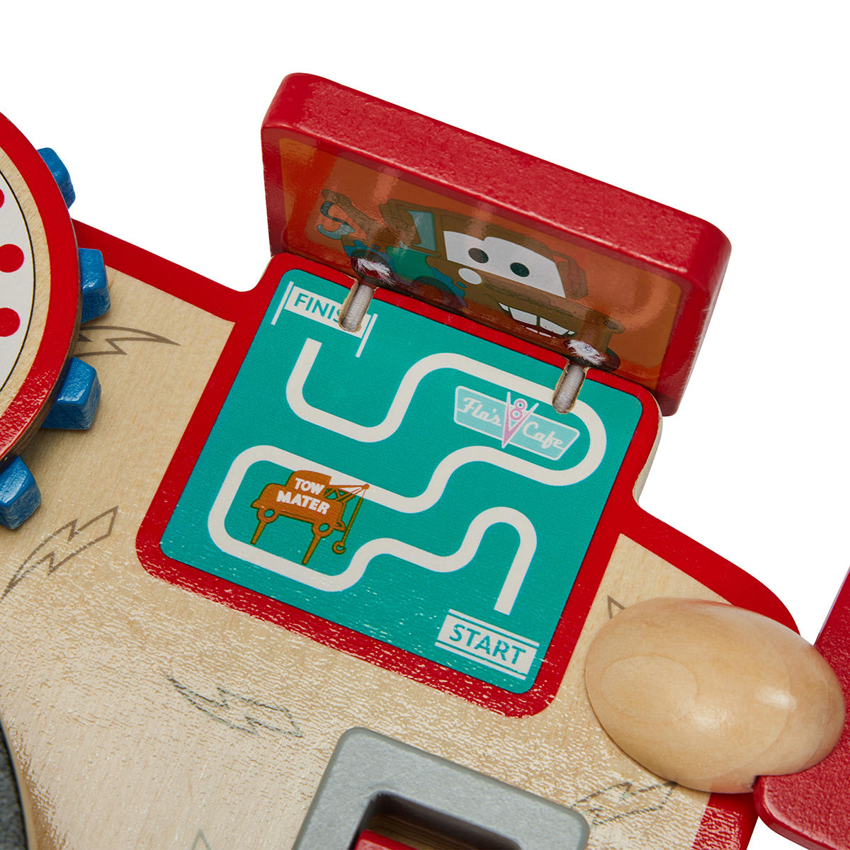 Disney Wooden Toys Pixar Lightyear Cars Driving Station Kmart