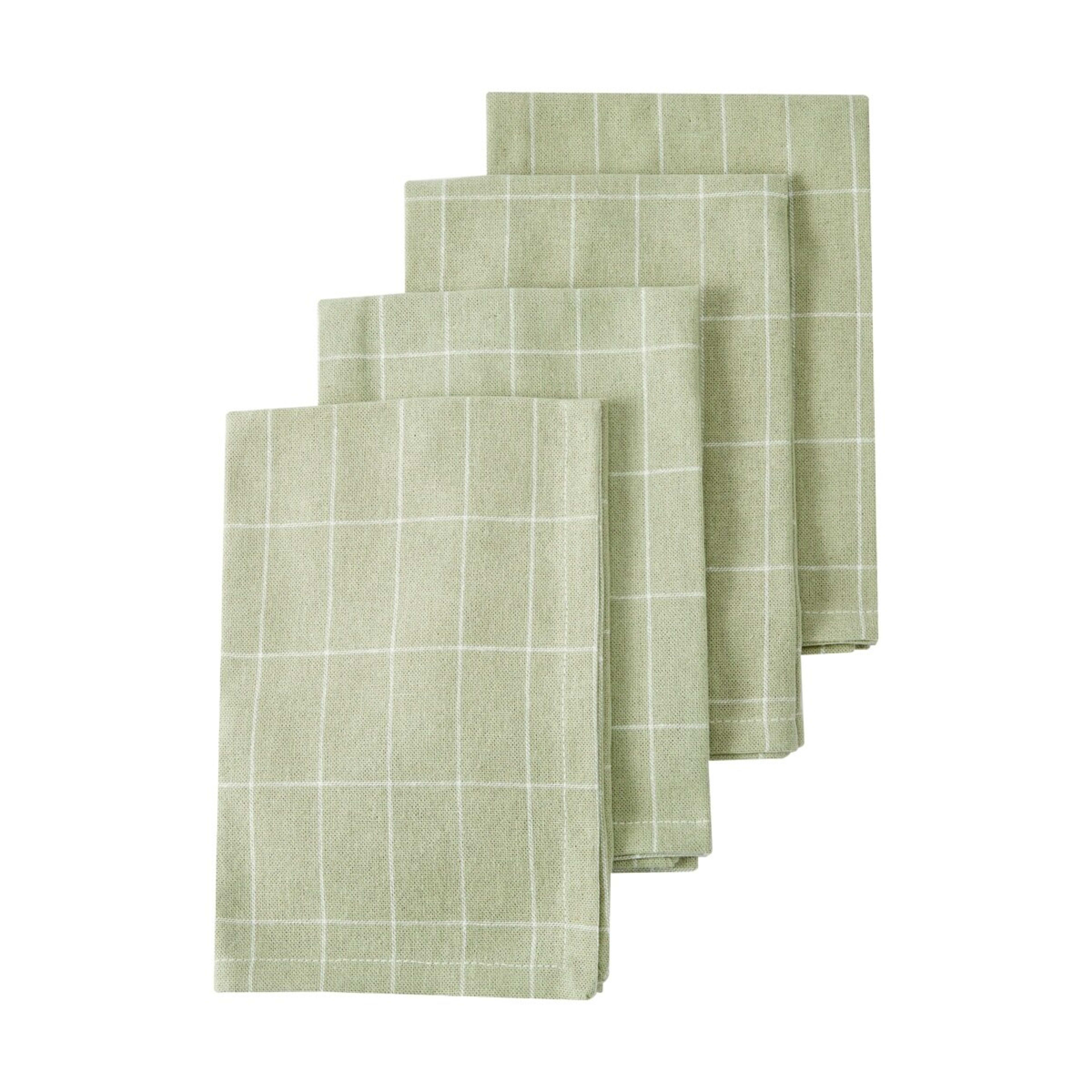 1 4 Pack Grid Napkins, 1 of 4