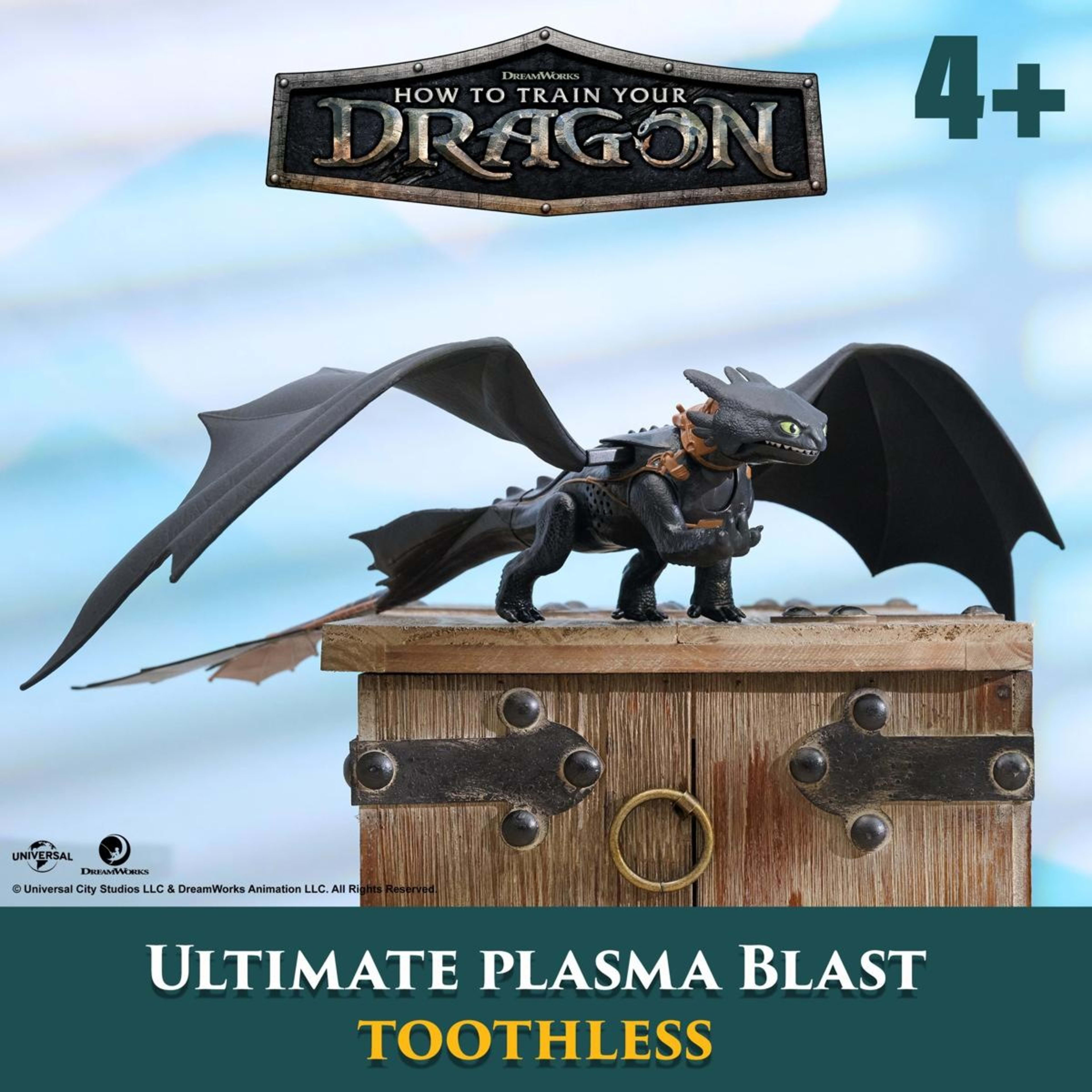 6 38cm How To Train Your Dragon Ultimate Plasma Blast Toothless Action Figure, 6 of 11