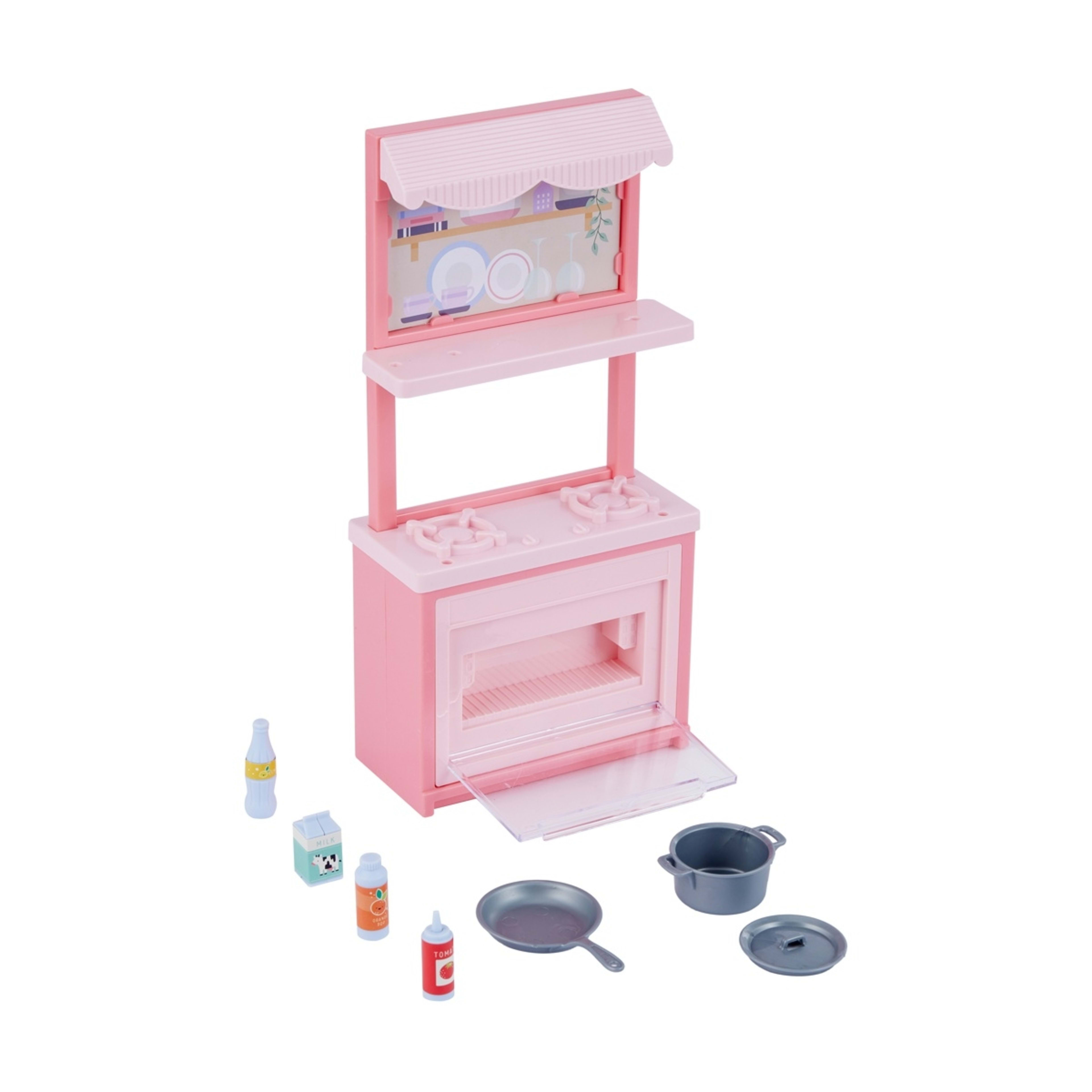 8 12 Piece Fashion Doll Kitchen Set, 8 of 10