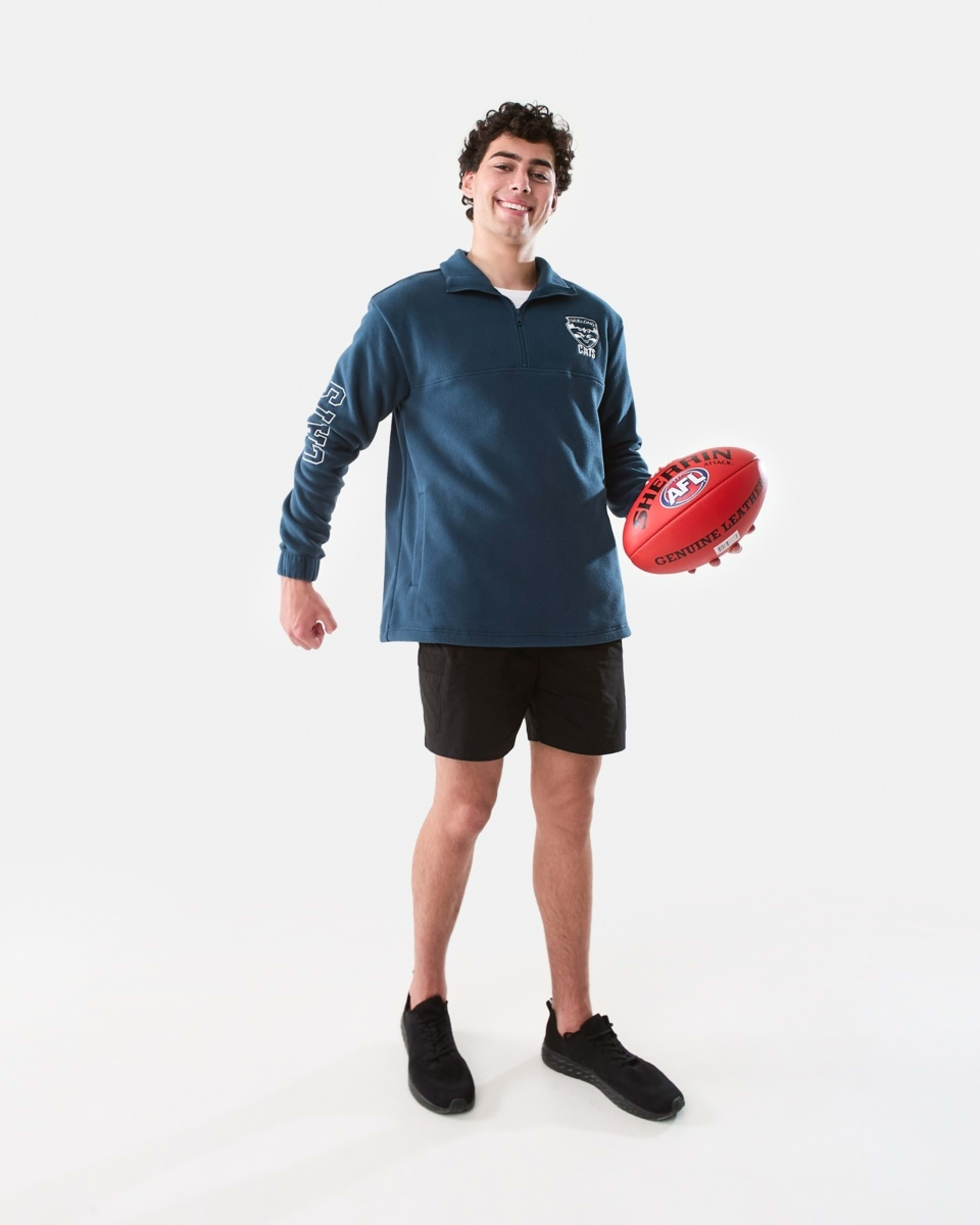 1 Official AFL Adult Polar Fleece Top Geelong