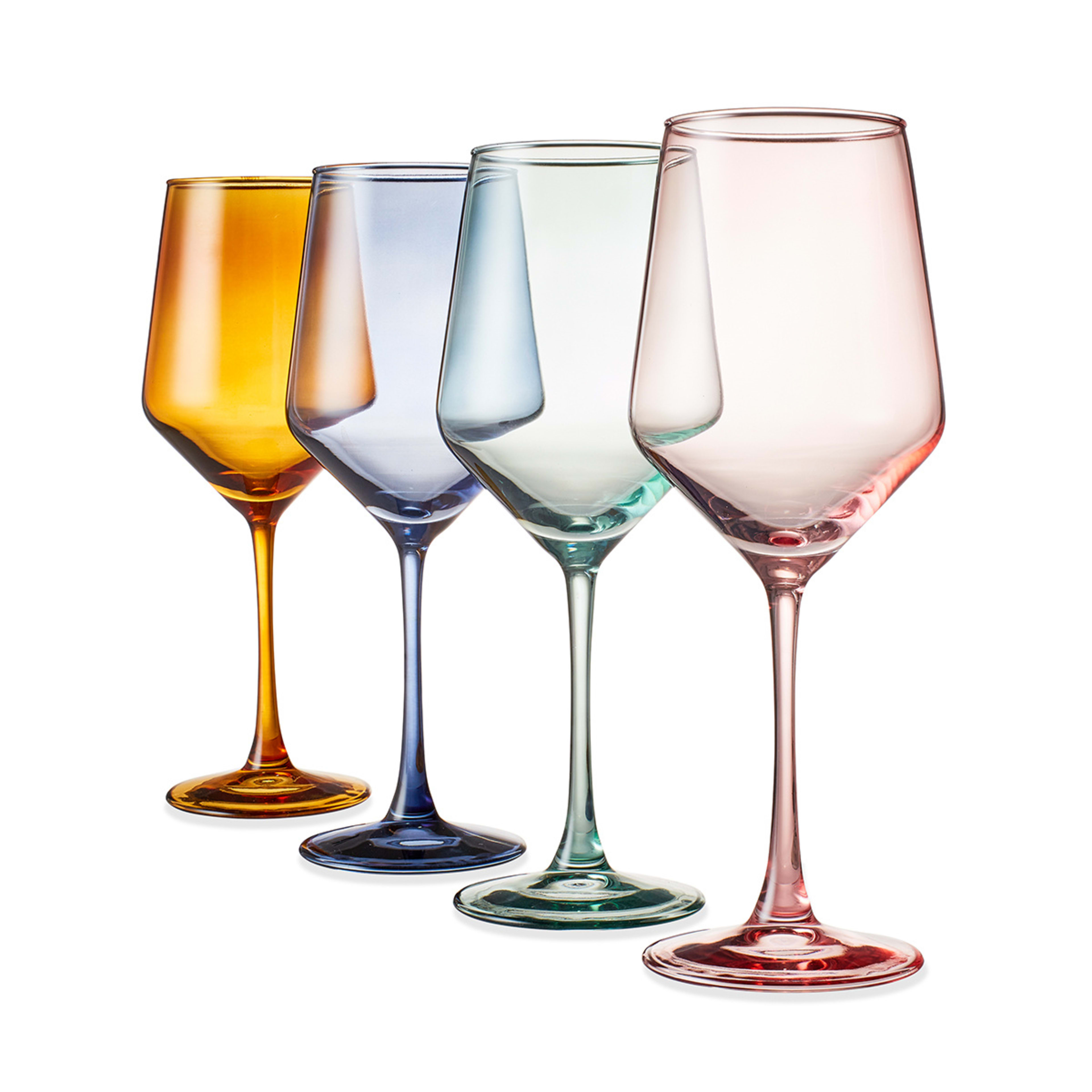 4 Spectrum Wine Glasses Kmart