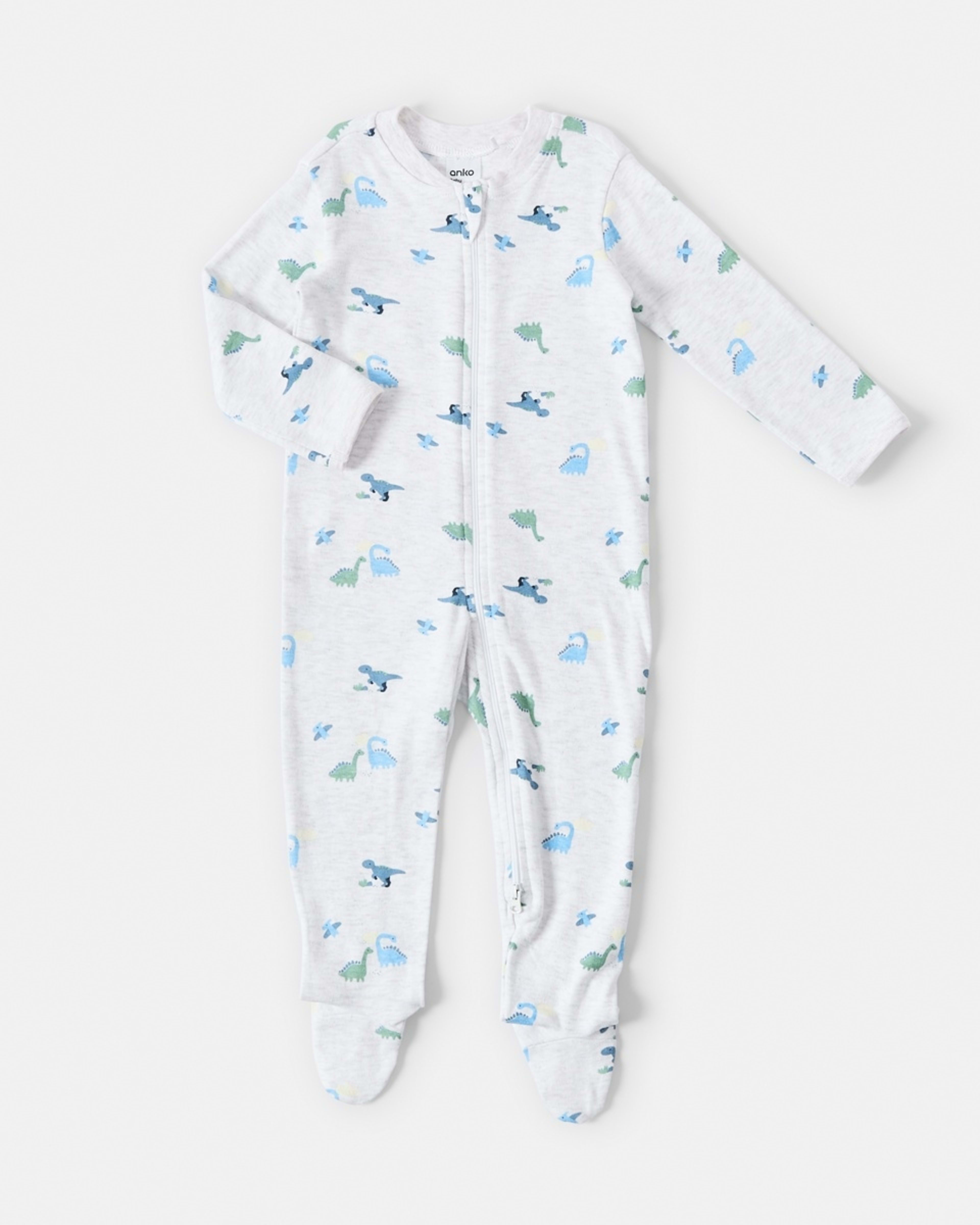 5 3 Pack Coveralls Blu Dino, 5 of 8