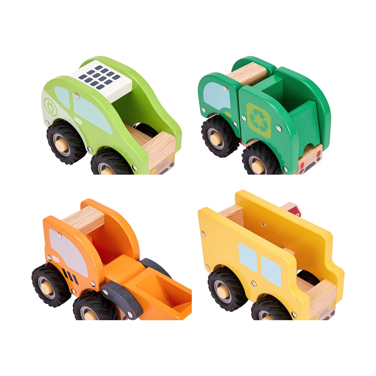 Wooden Town Vehicle - Assorted - Kmart