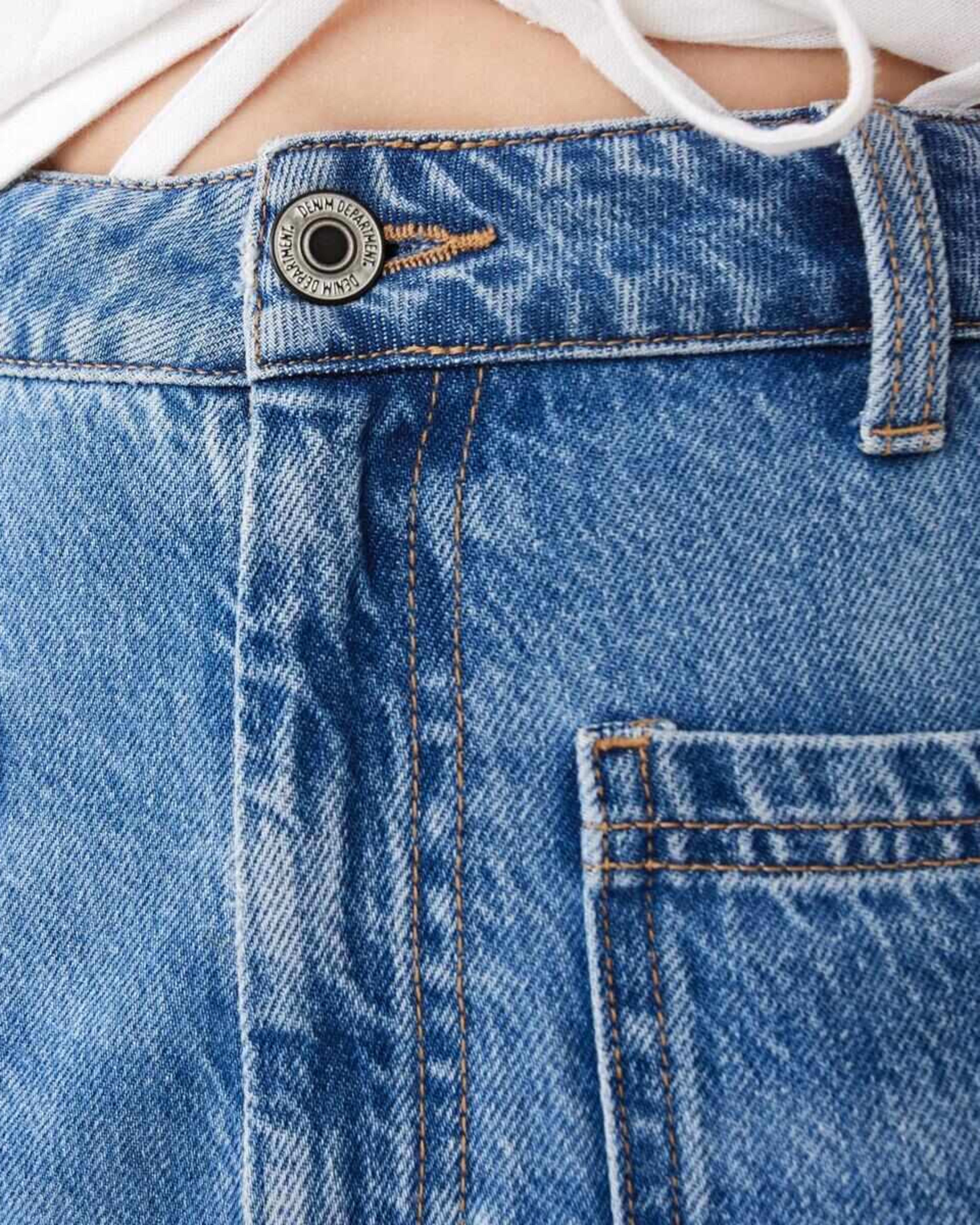 6 Wide Leg Pocket Jeans MID WASH, 6 of 11