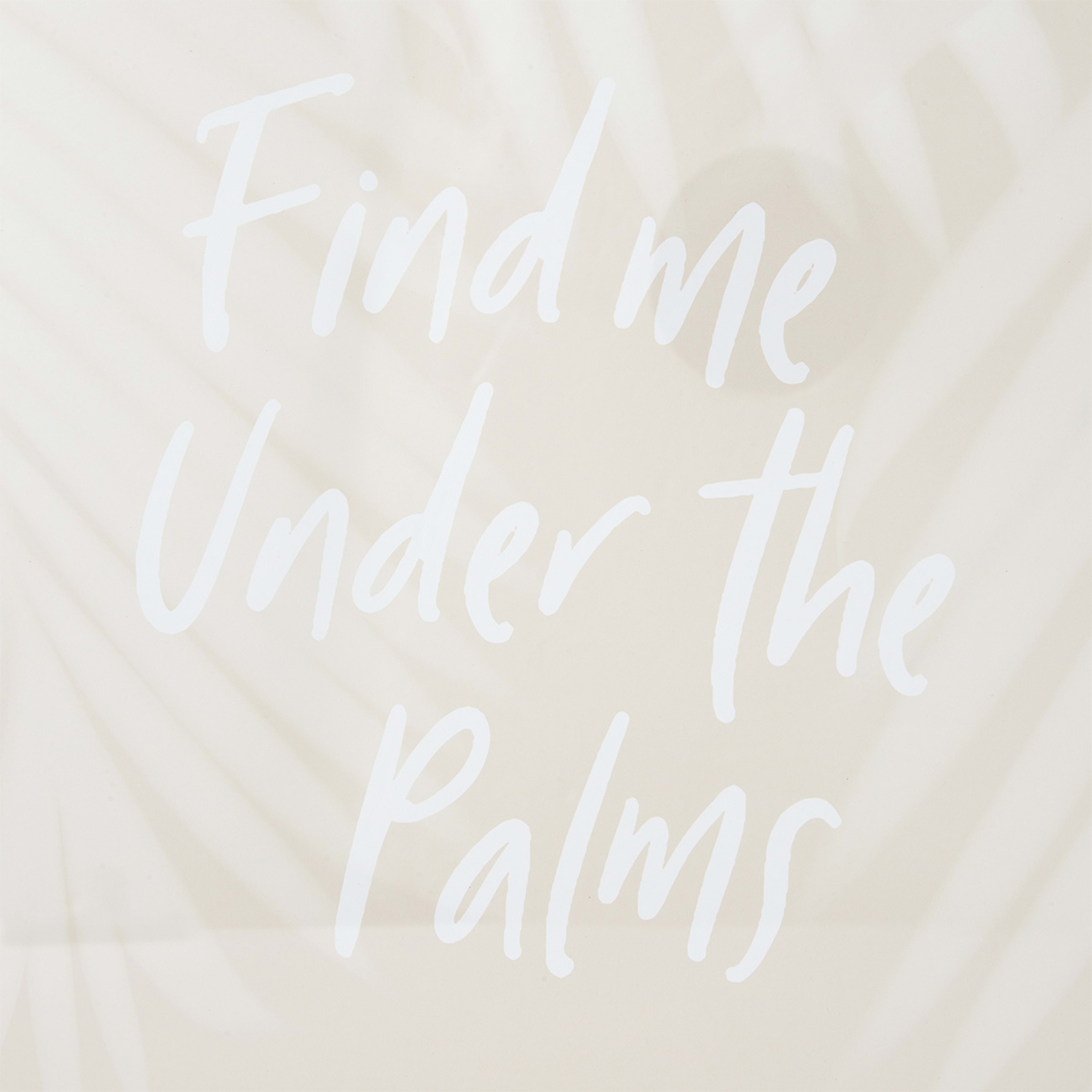 Find Me Under The Palm Framed Print Kmart