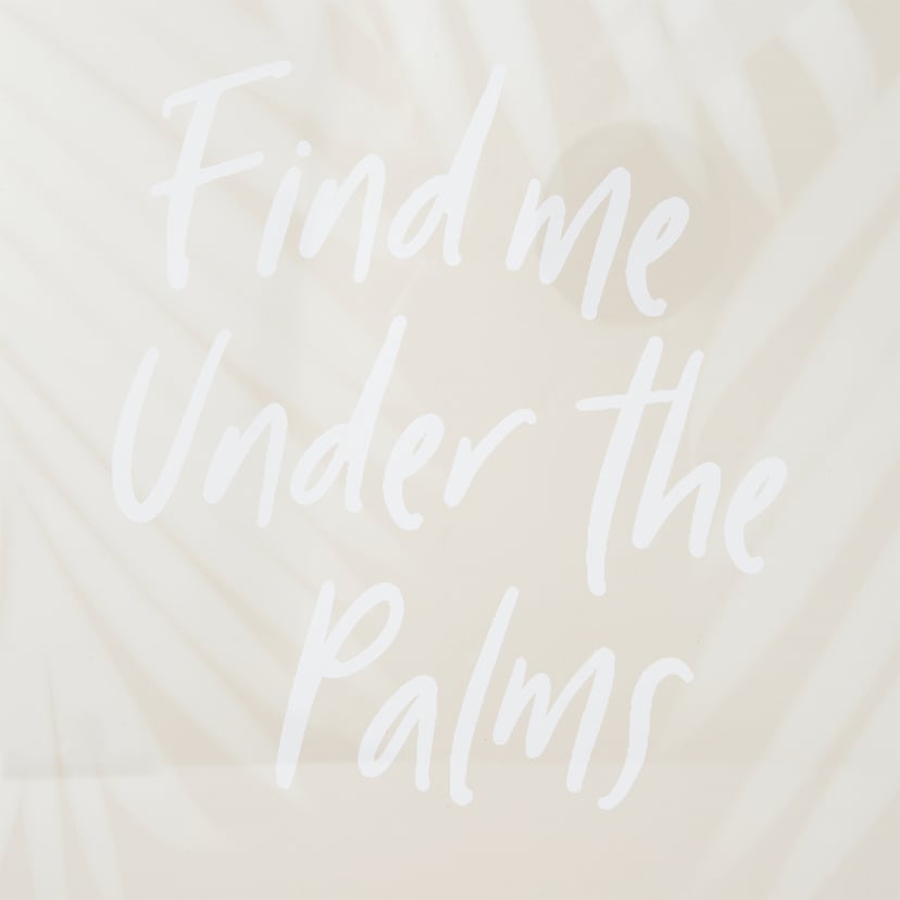 Find Me Under The Palm Framed Print Kmart