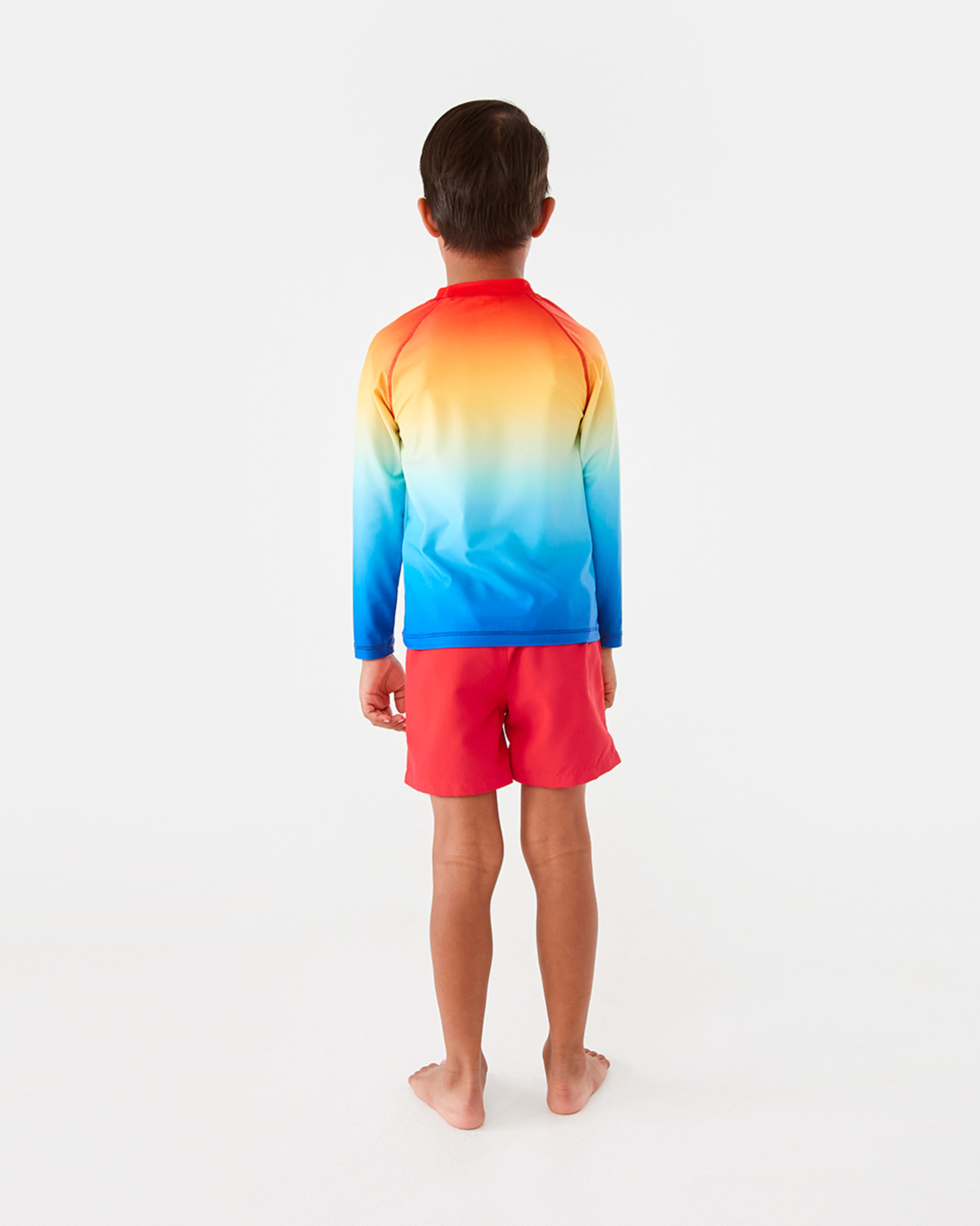 6 Plain Boardshorts Pop Red, 6 of 9