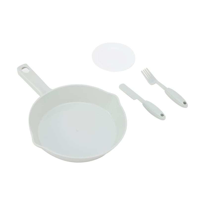 12 Piece Frying Pan and Food Playset Assorted Kmart