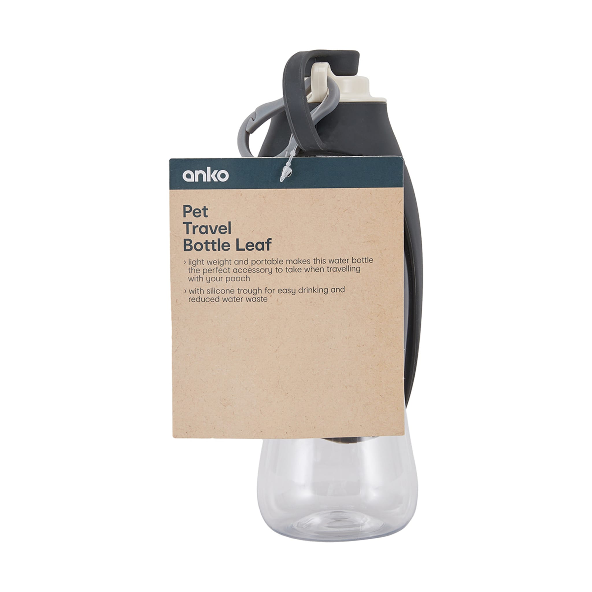 Pet Travel Bottle Leaf Kmart