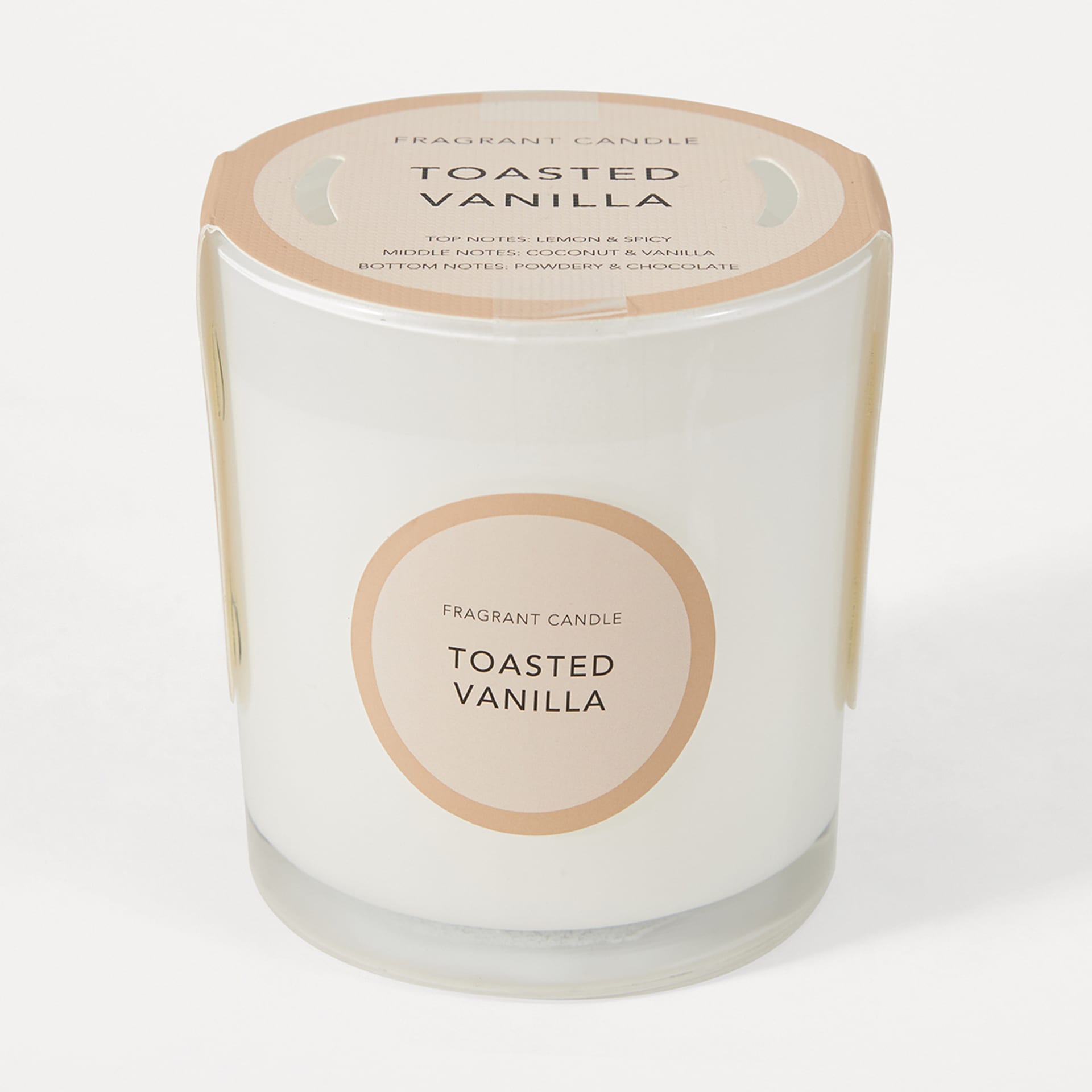 Toasted Vanilla Fragrant Candle Medium Kmart