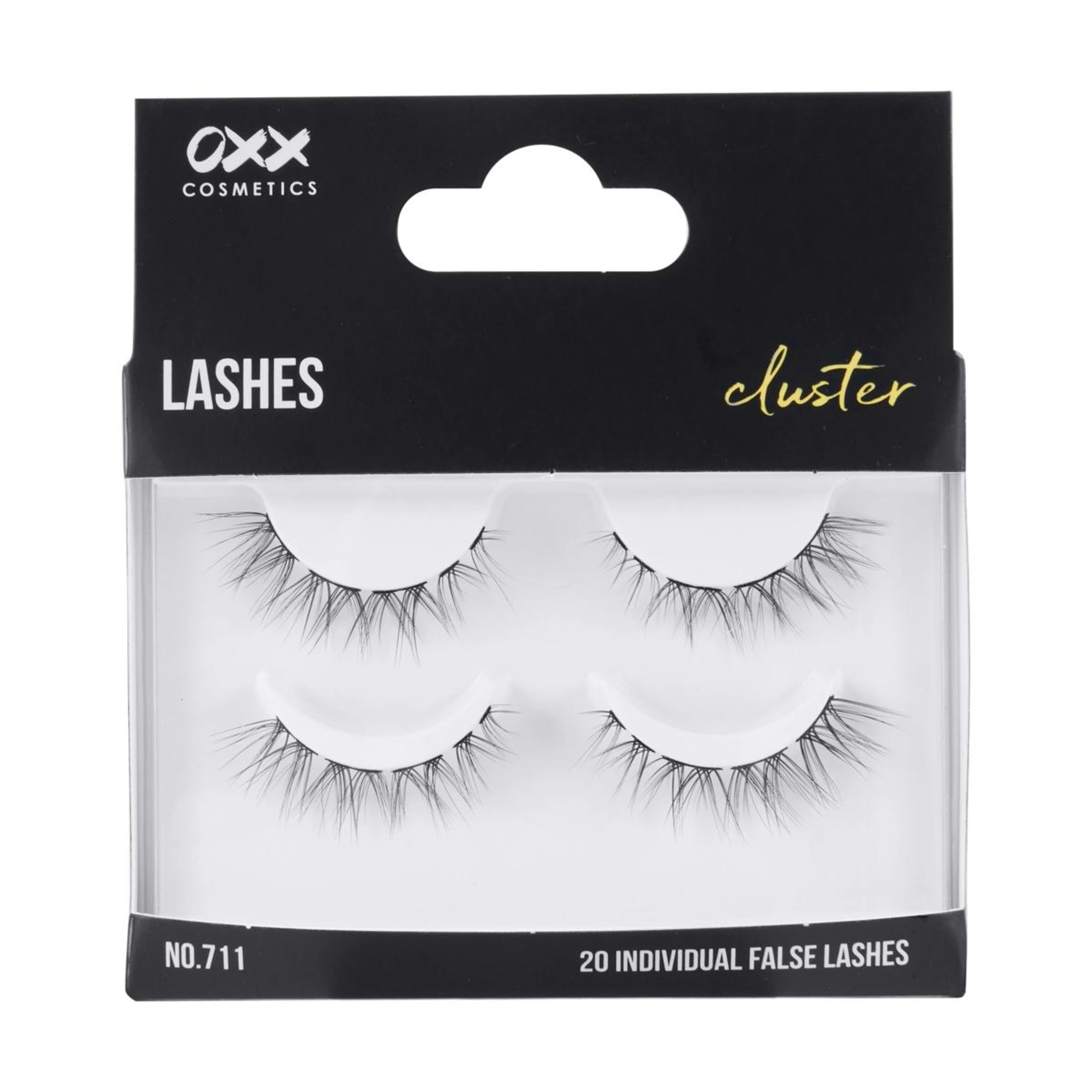 1 OXX Cosmetics 20 Pack Cluster False Lashes - No. 711